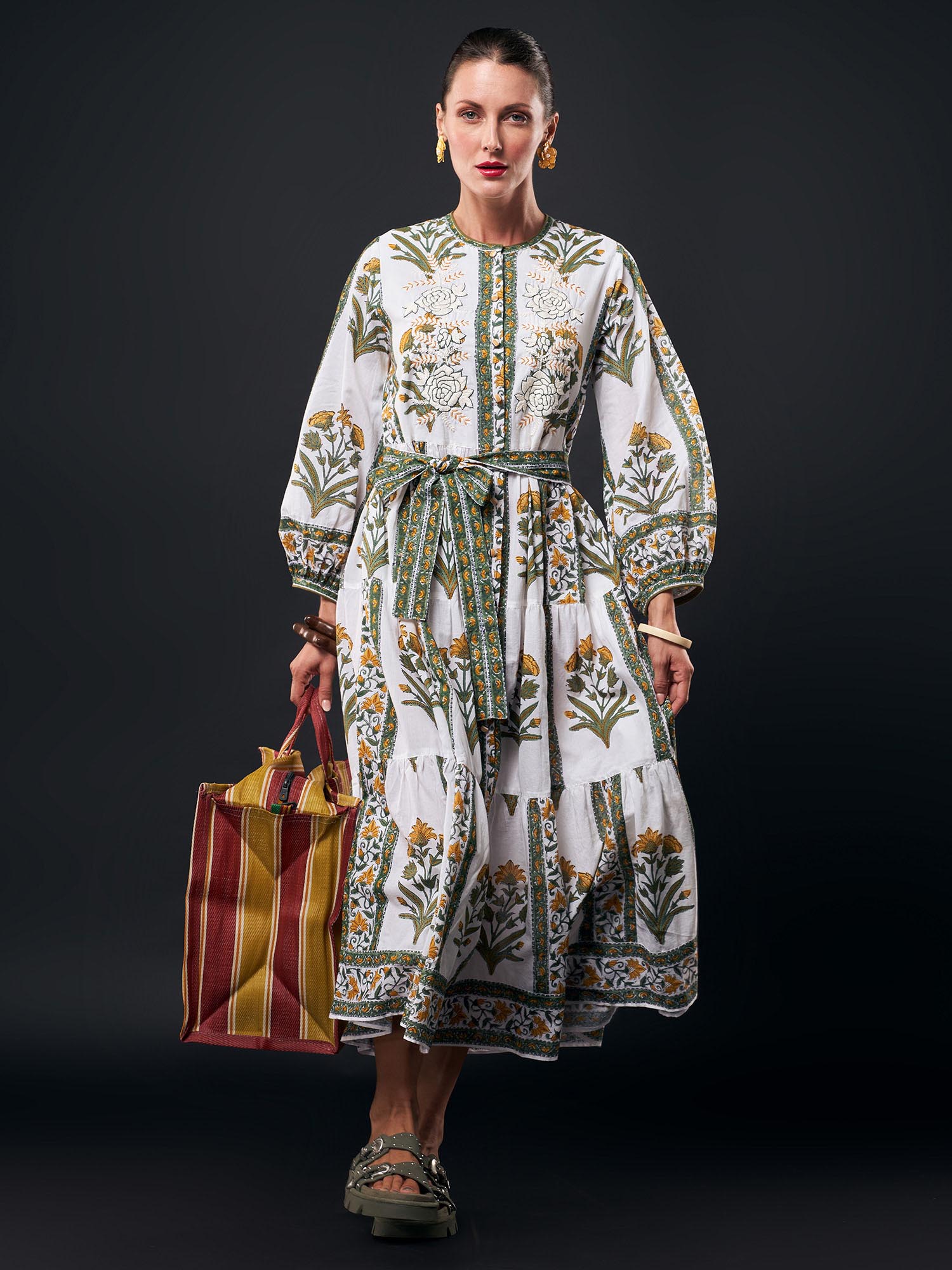 Laxmi Niwas Cotton Dress