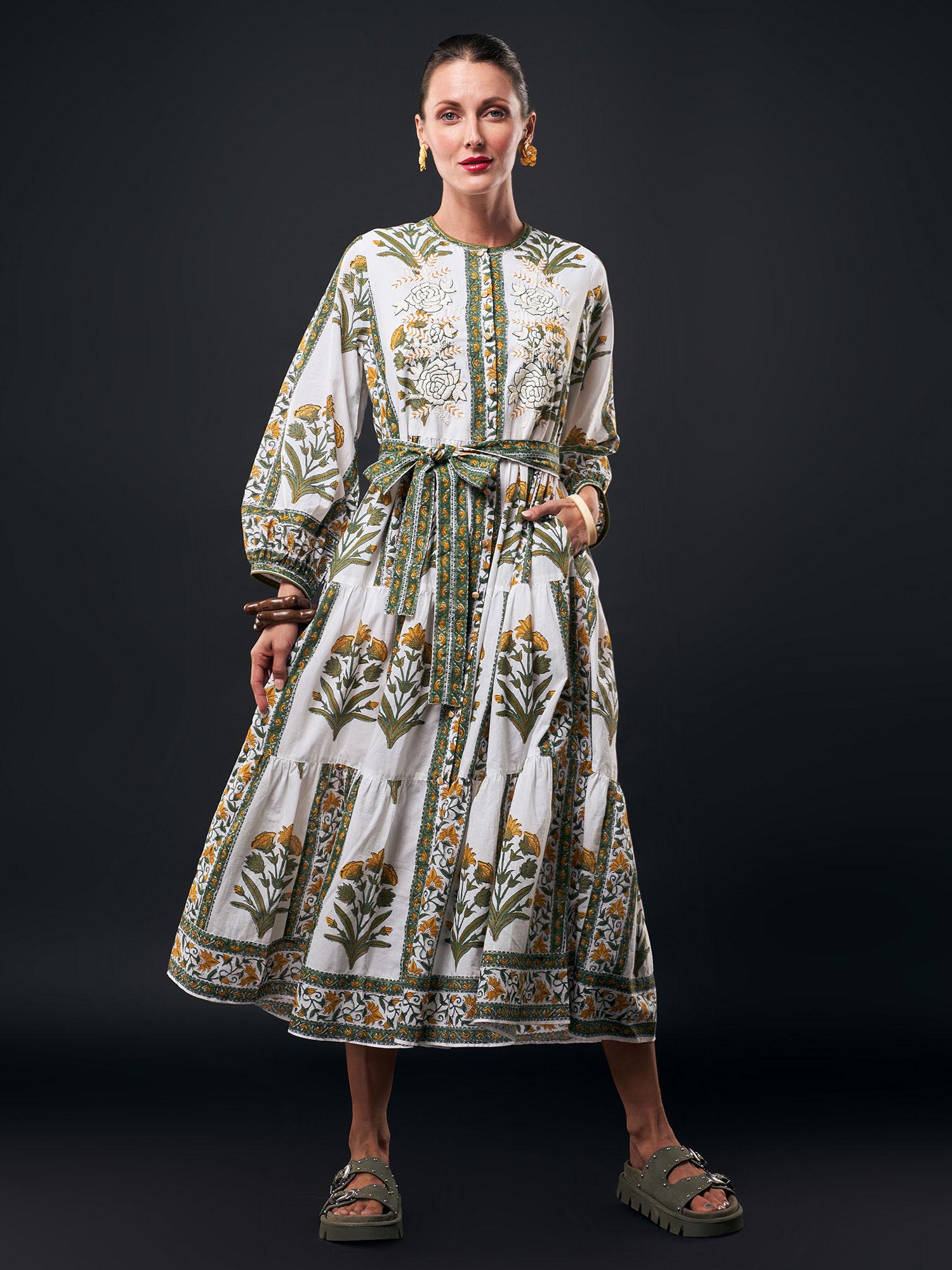 Laxmi Niwas Cotton Dress