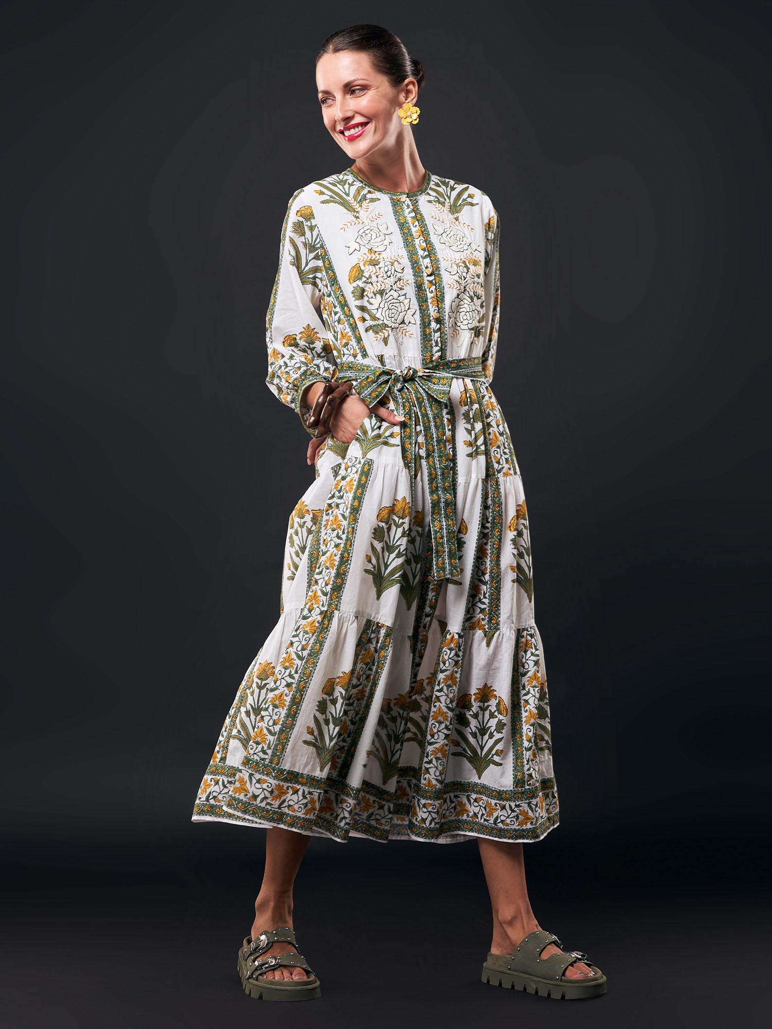 Laxmi Niwas Cotton Dress