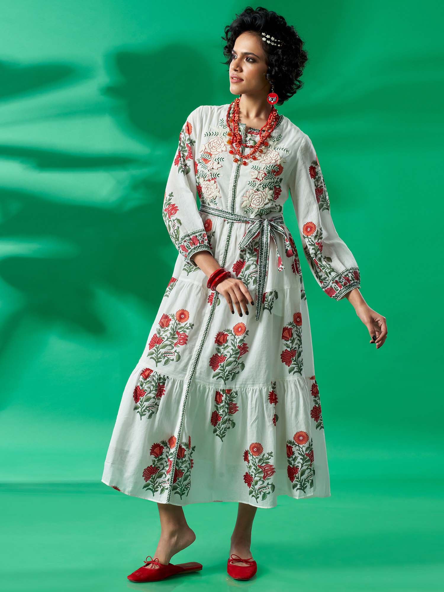 Laxmi Niwas Cotton Dress