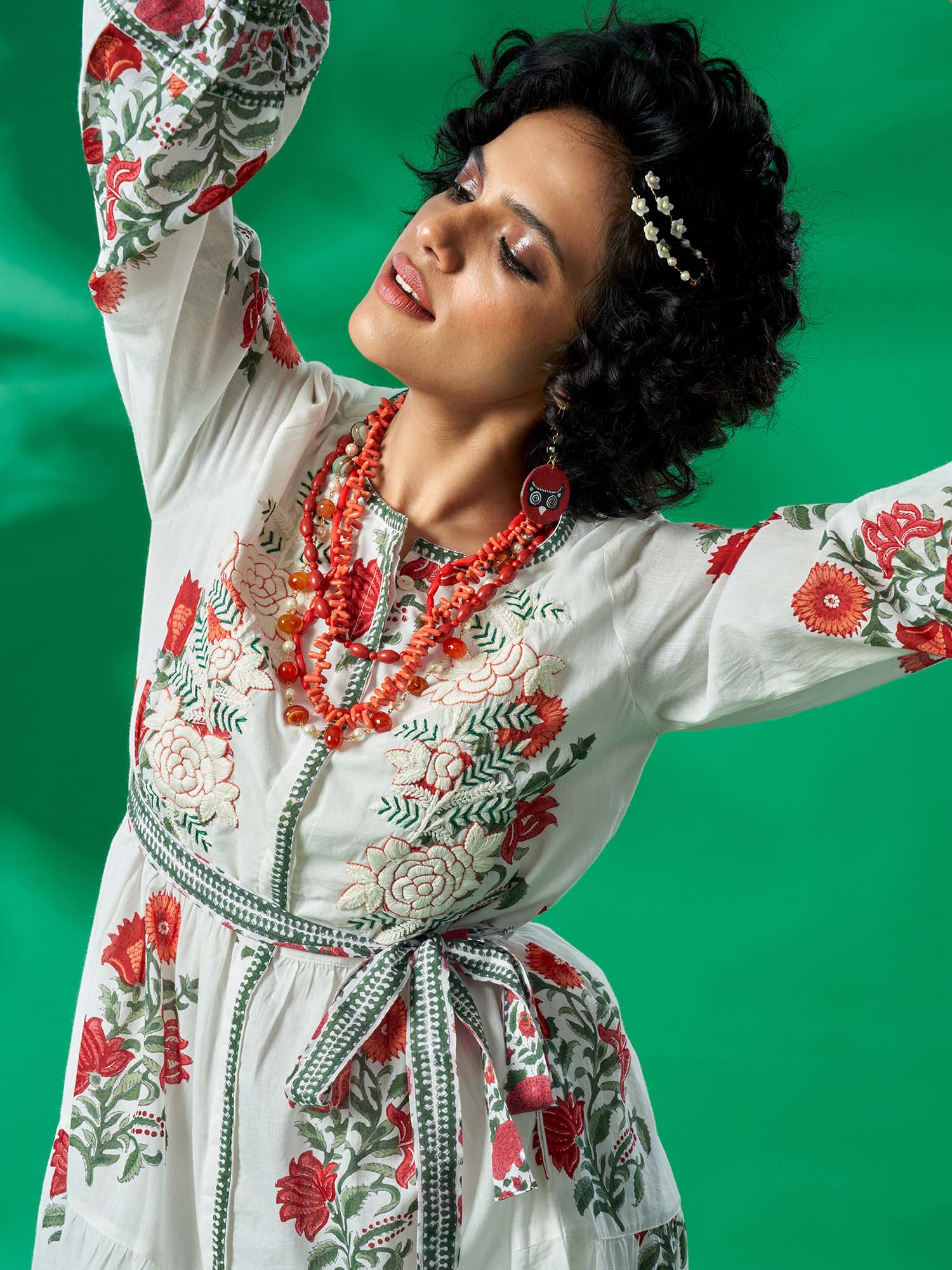 Laxmi Niwas Cotton Dress