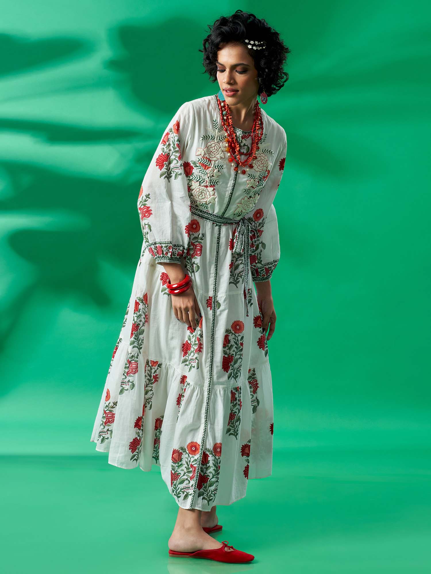 Laxmi Niwas Cotton Dress