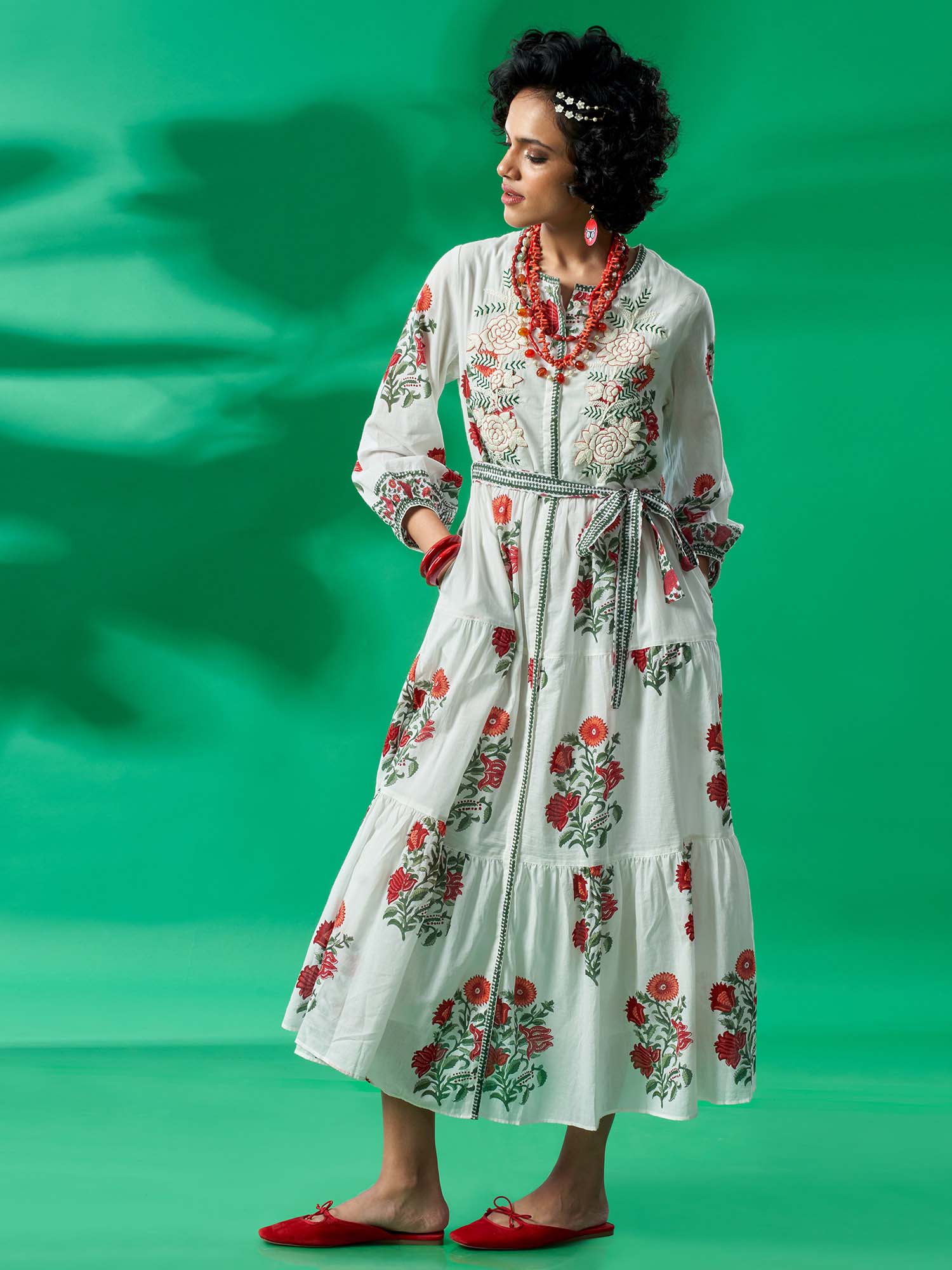 Laxmi Niwas Cotton Dress