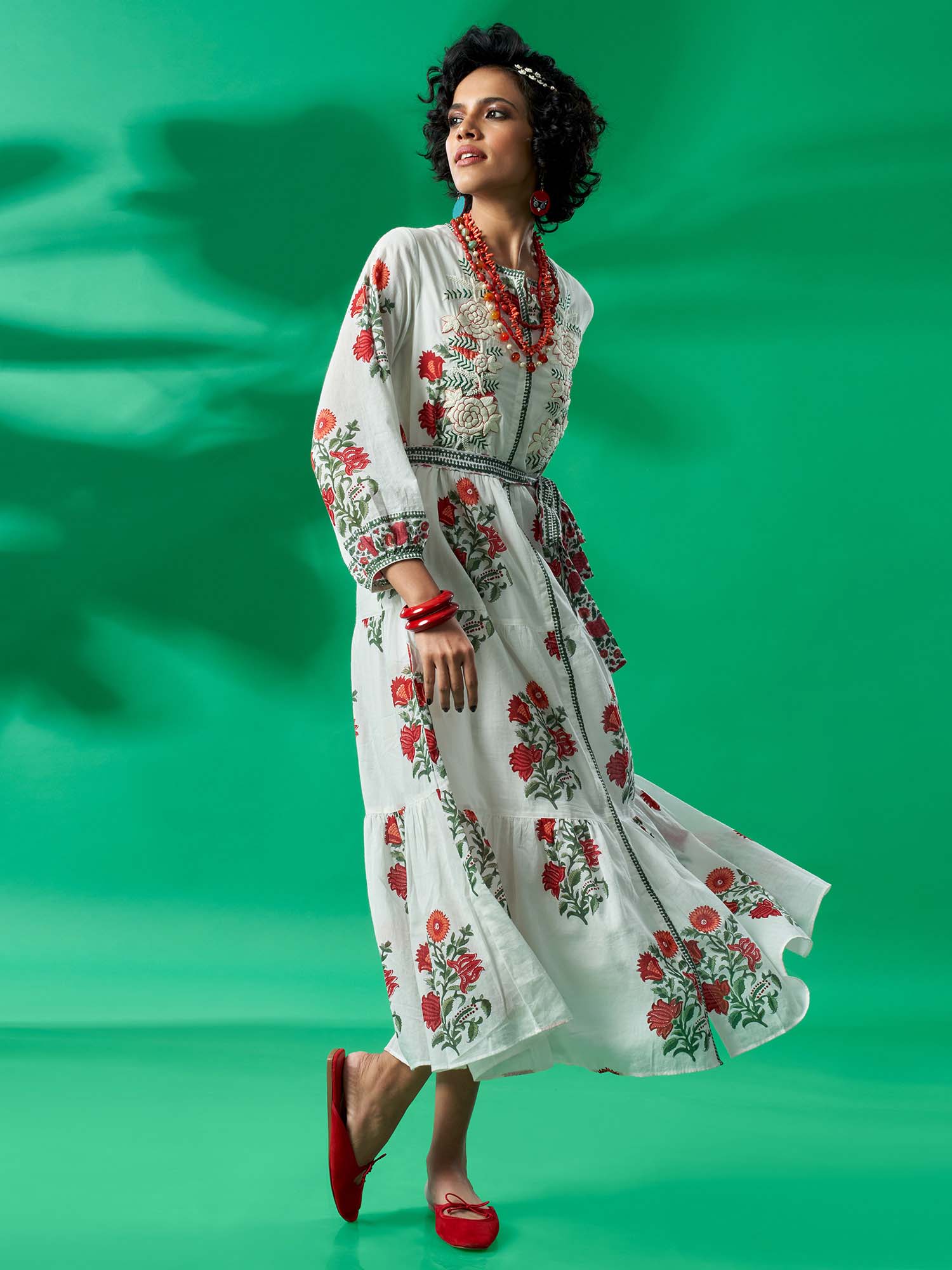 Laxmi Niwas Cotton Dress