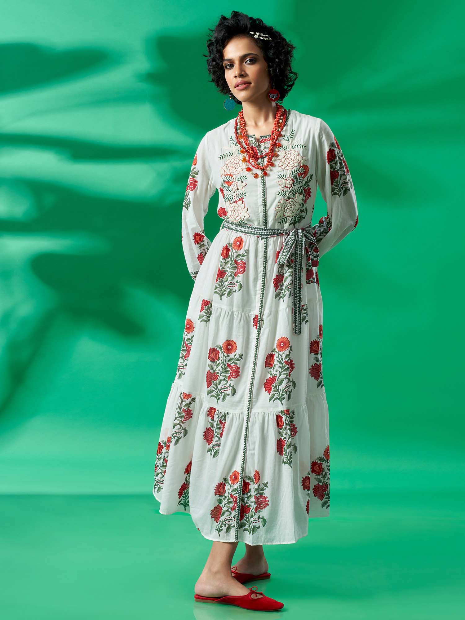 Laxmi Niwas Cotton Dress