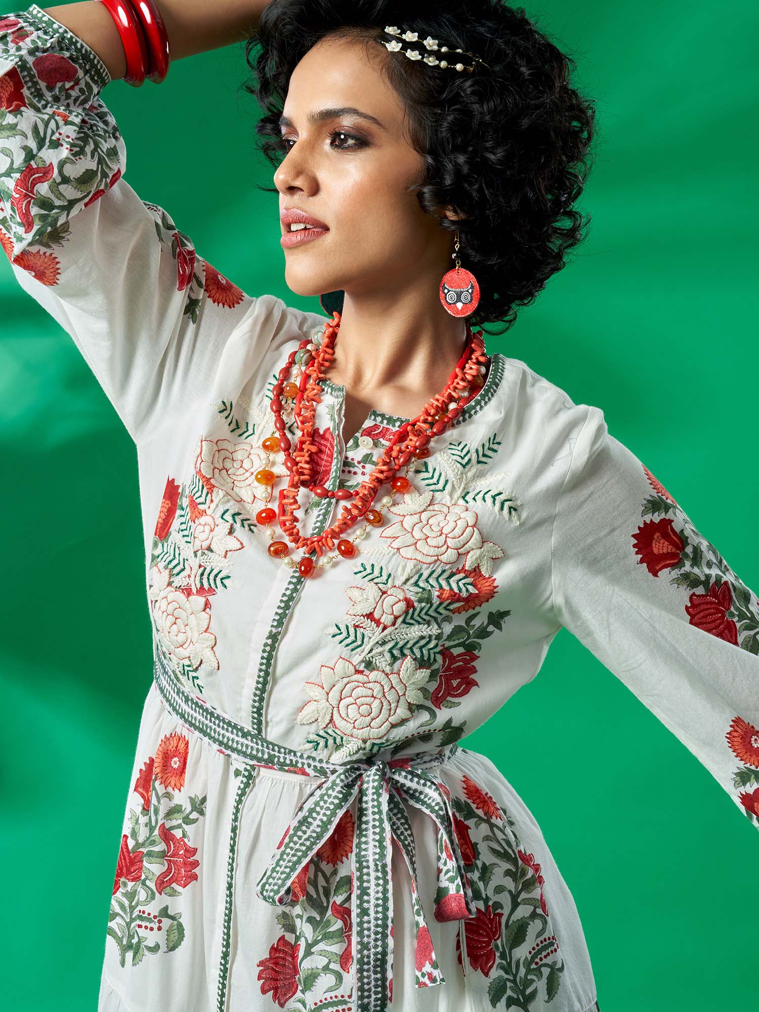 Laxmi Niwas Cotton Dress