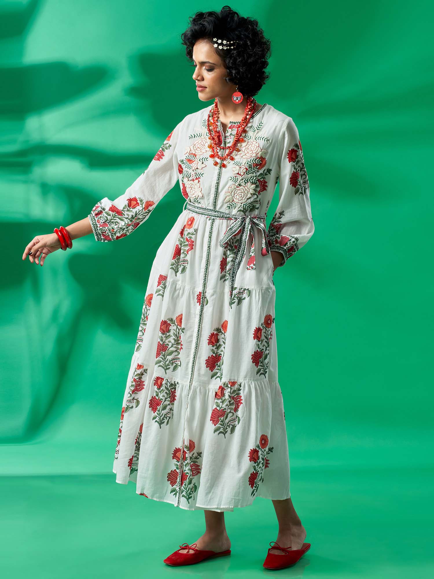 Laxmi Niwas Cotton Dress