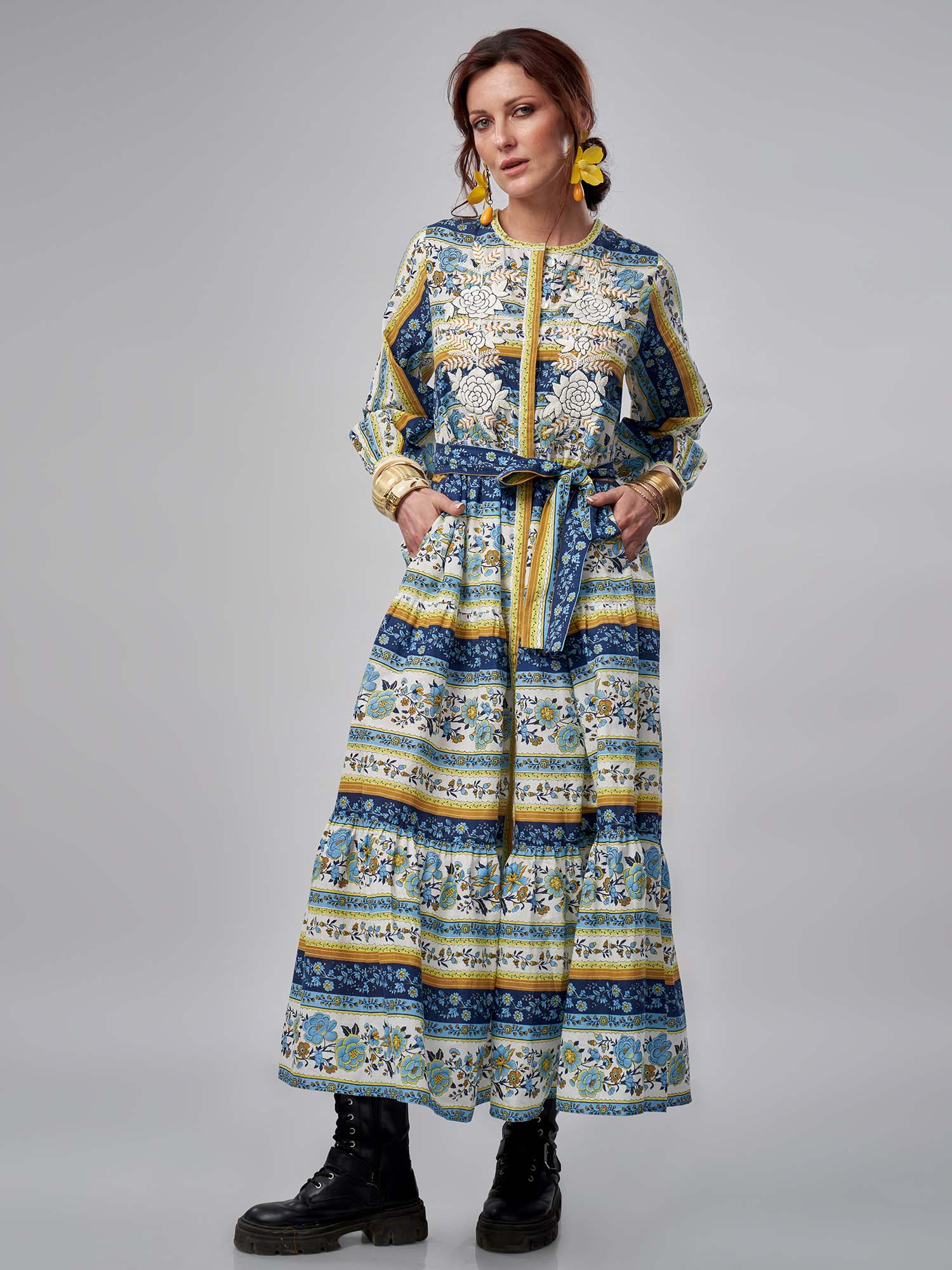 Laxmi Niwas Cotton Dress