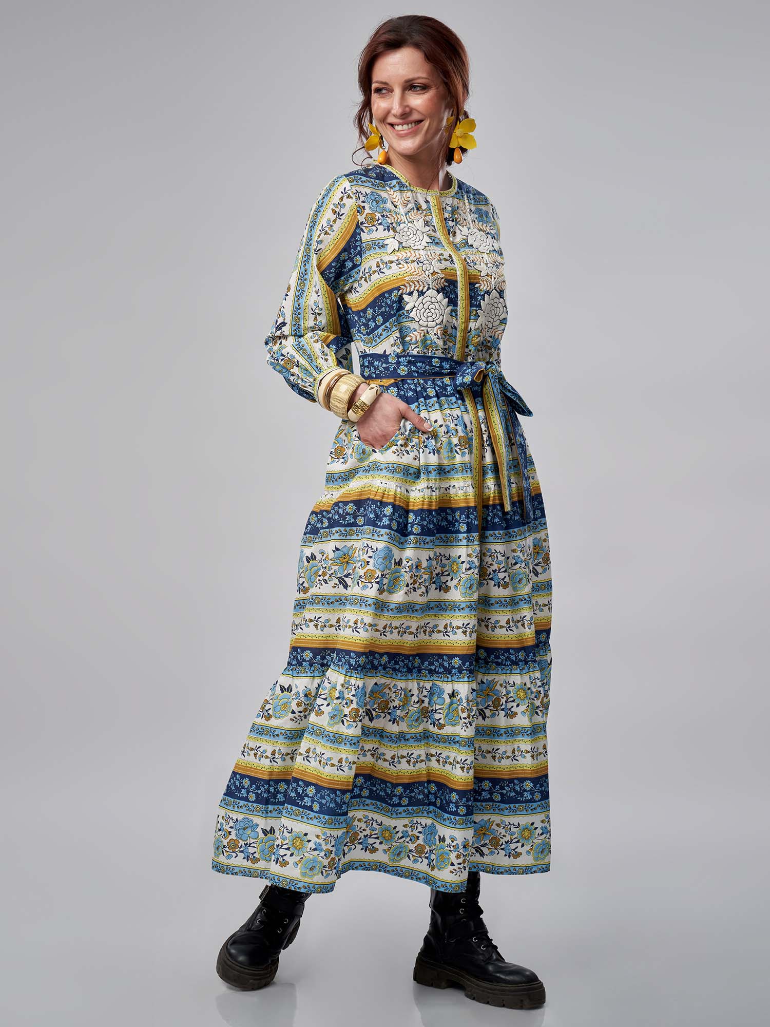 Laxmi Niwas Cotton Dress