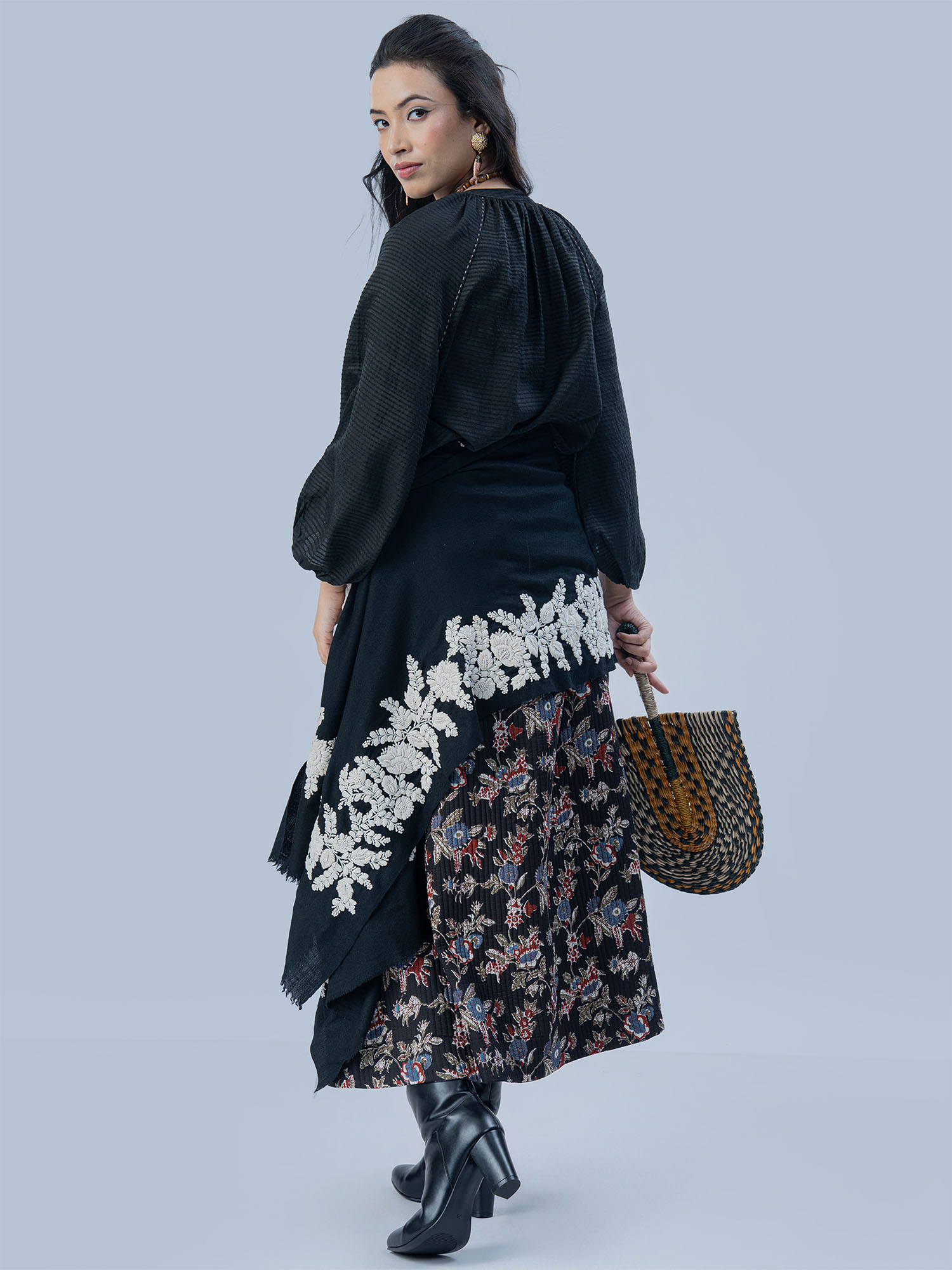 Liesse Patterned Silk Top