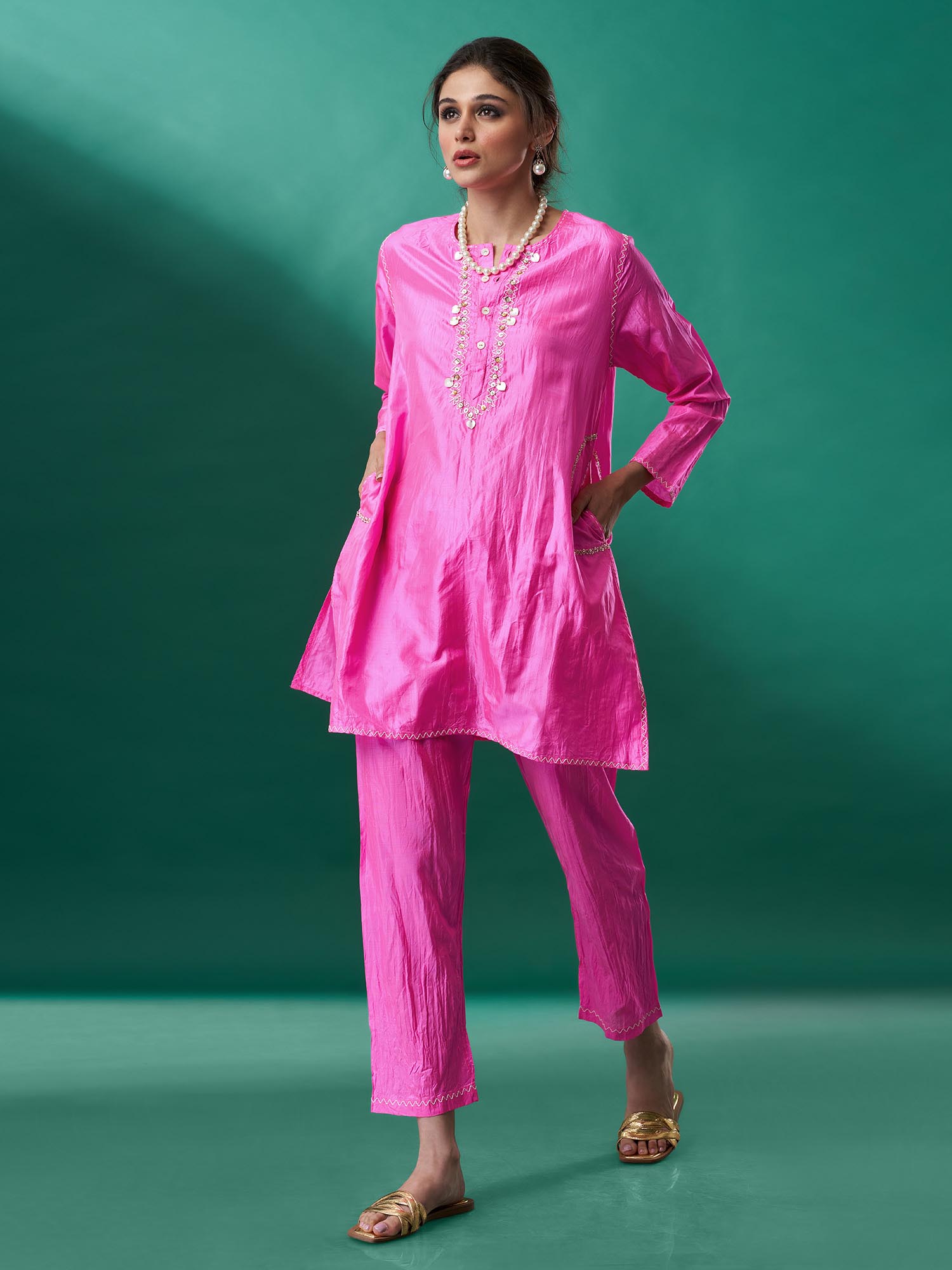 Lilypool Washed Silk Matching Set