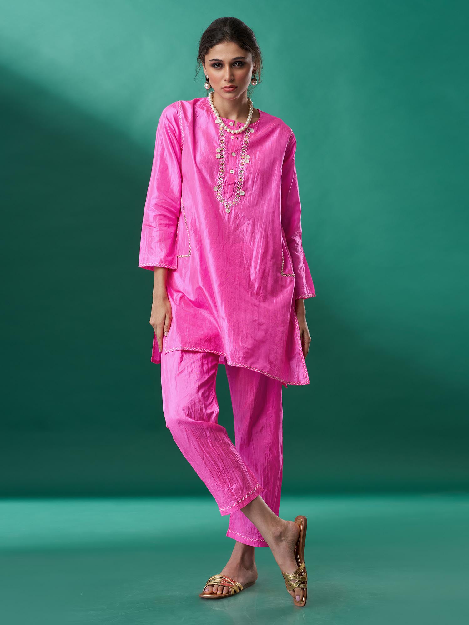 Lilypool Washed Silk Matching Set