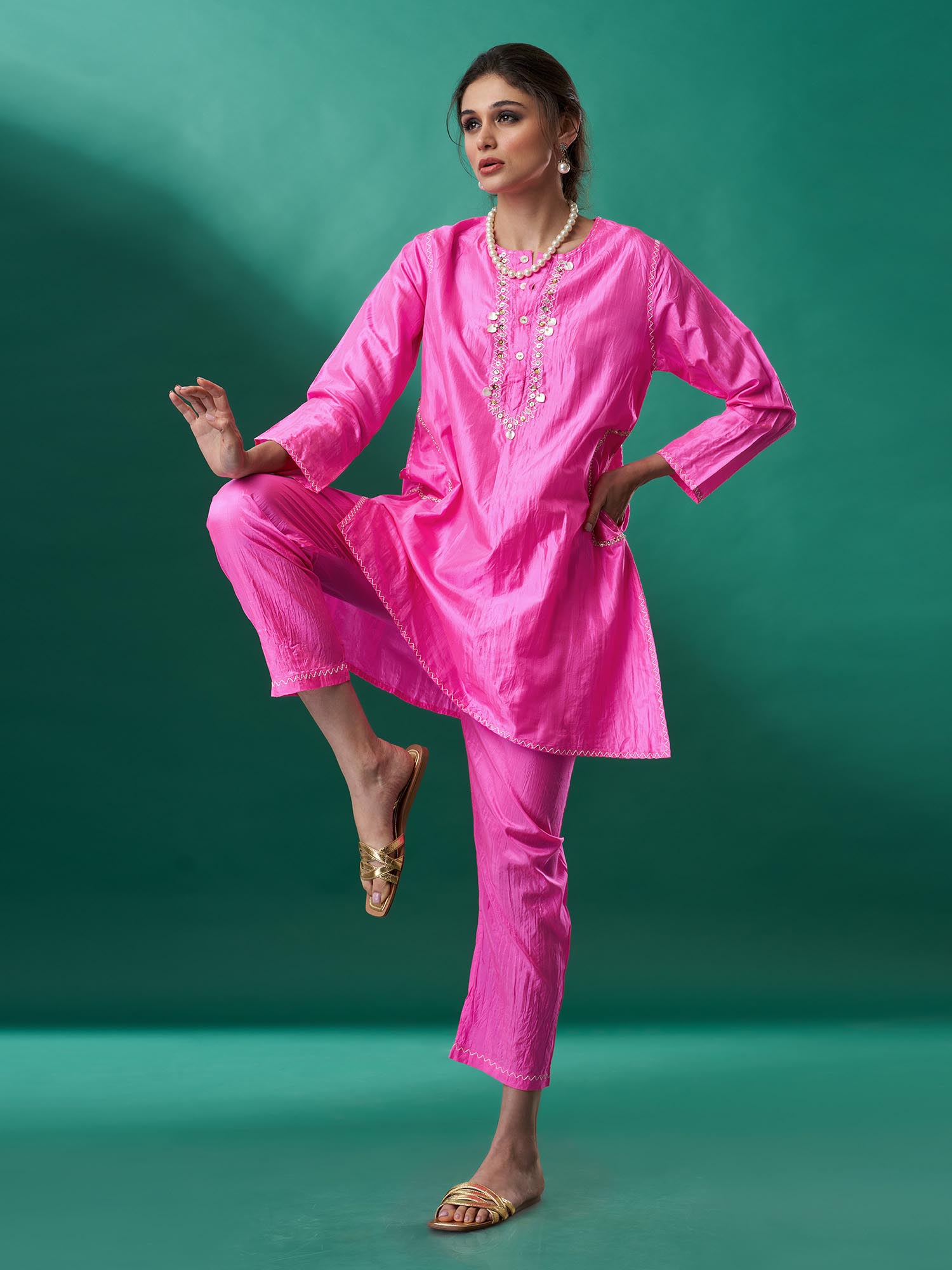 Lilypool Washed Silk Matching Set