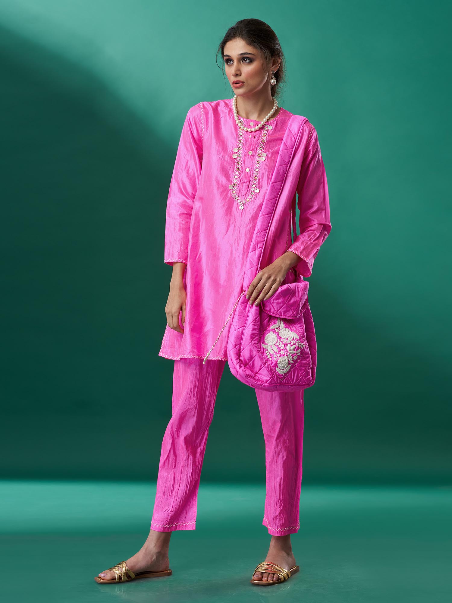 Lilypool Washed Silk Matching Set