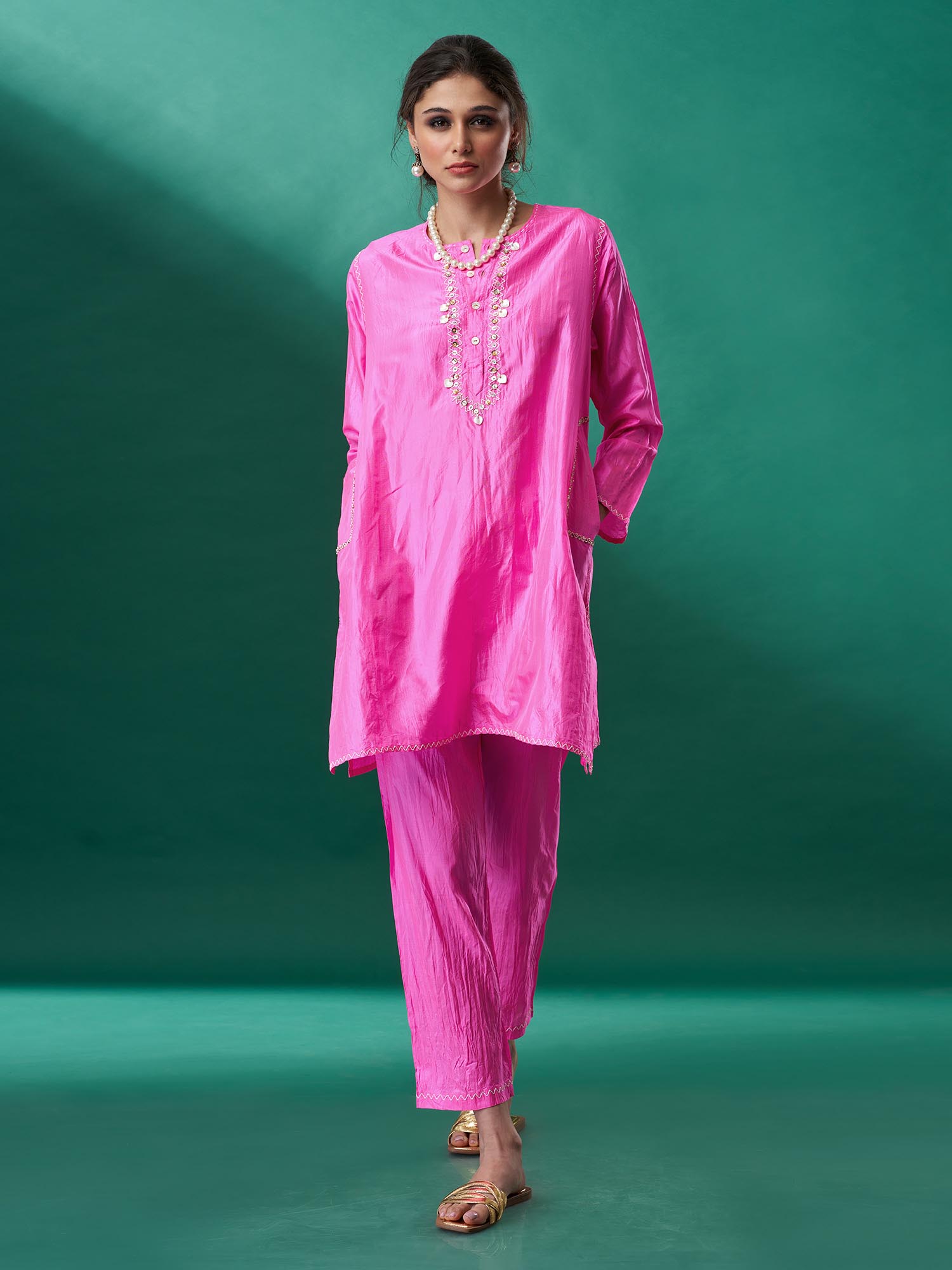 Lilypool Washed Silk Matching Set