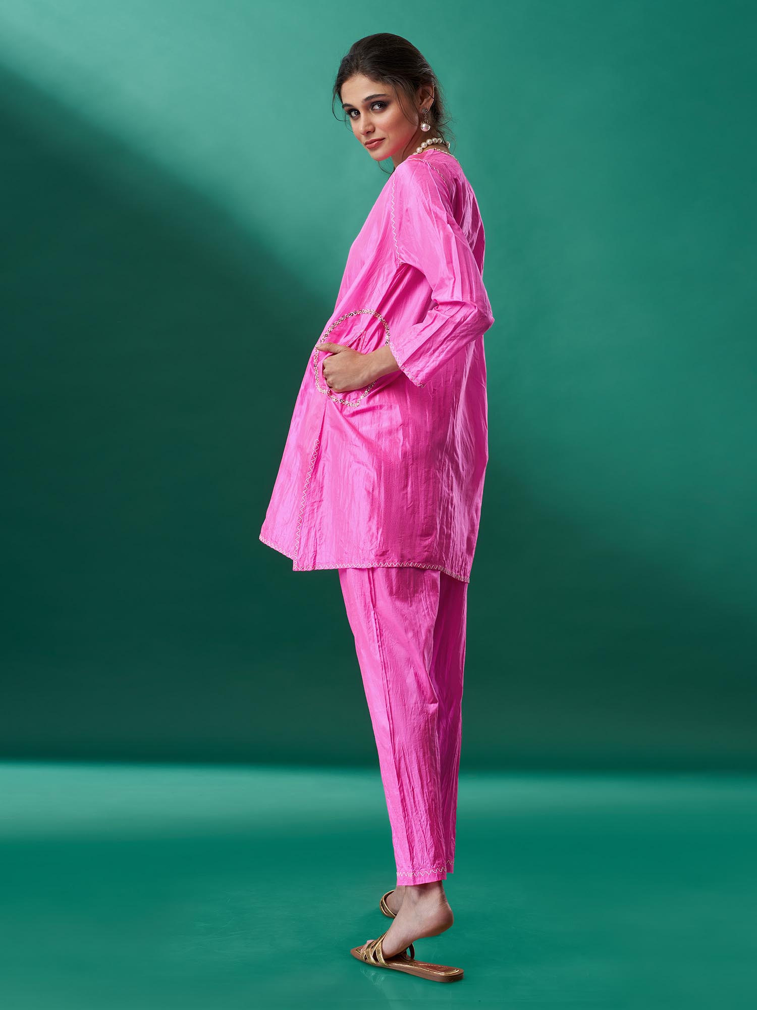 Lilypool Washed Silk Matching Set