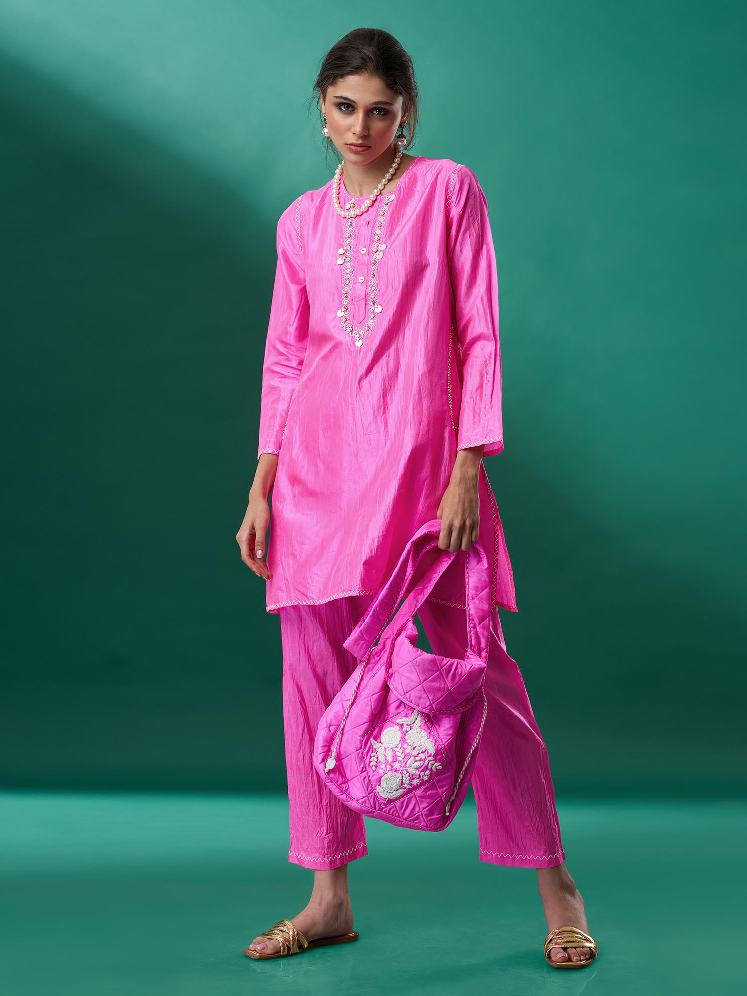 Lilypool Washed Silk Matching Set