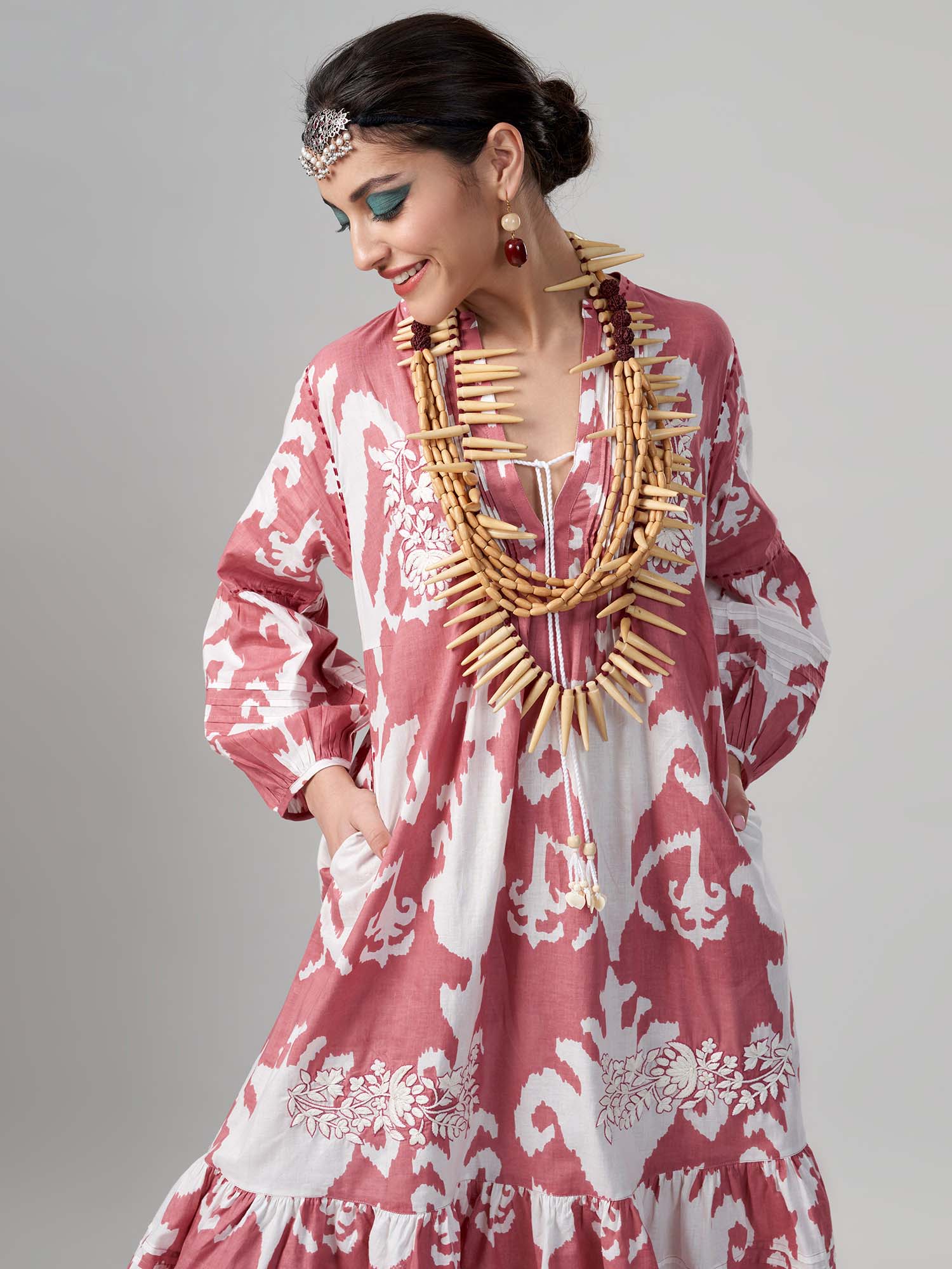 Mahi Cotton Print Dress