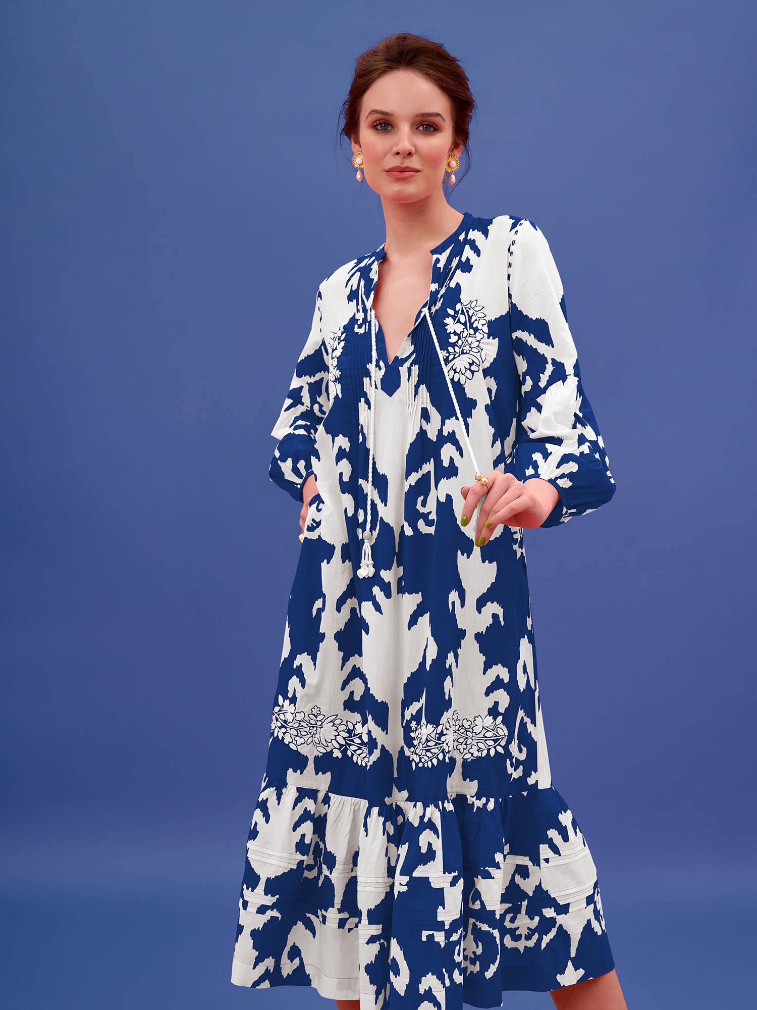 Mahi Cotton Print Dress