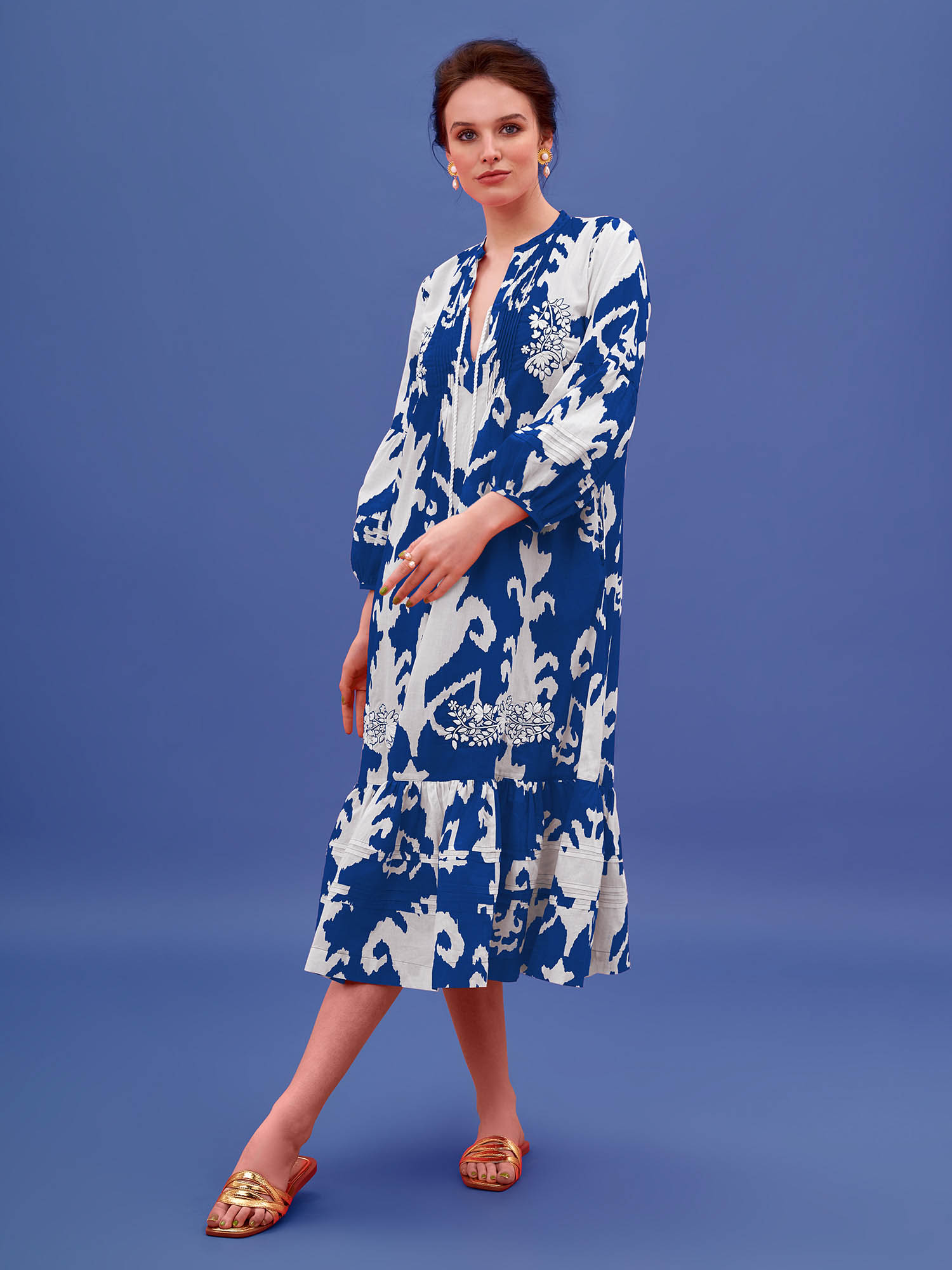 Mahi Cotton Print Dress