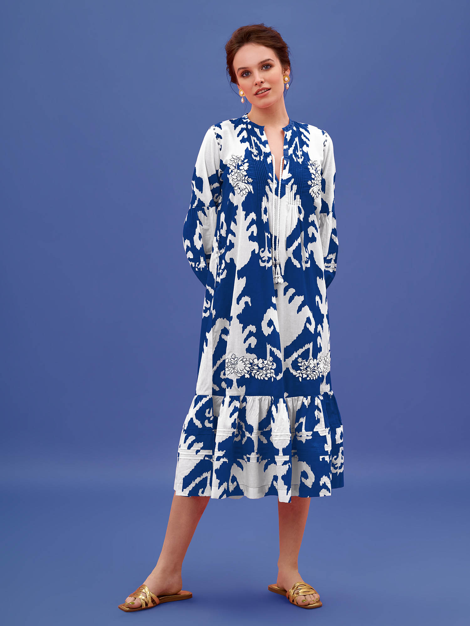 Mahi Cotton Print Dress