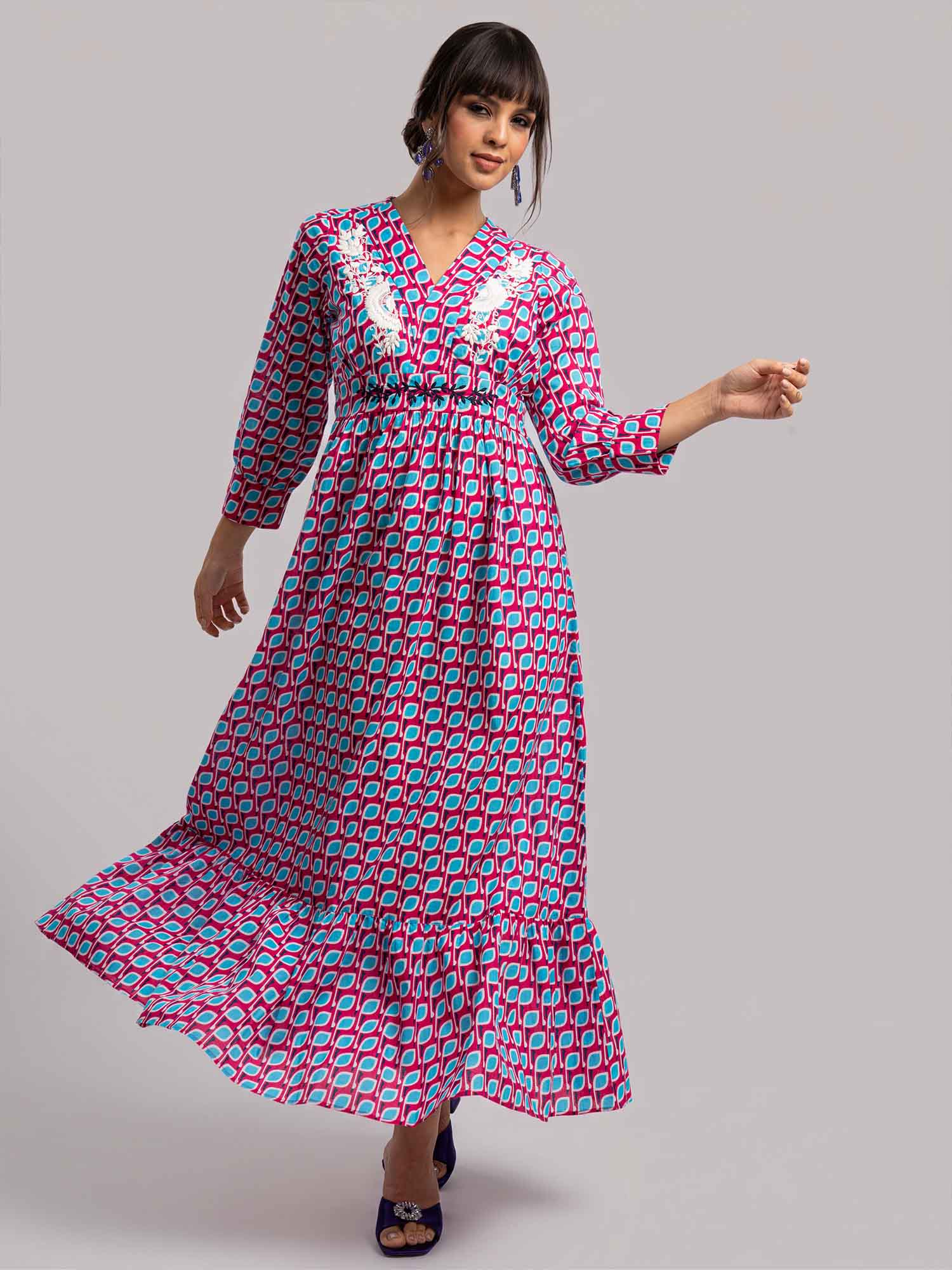 Malouka Cotton Maxi Dress