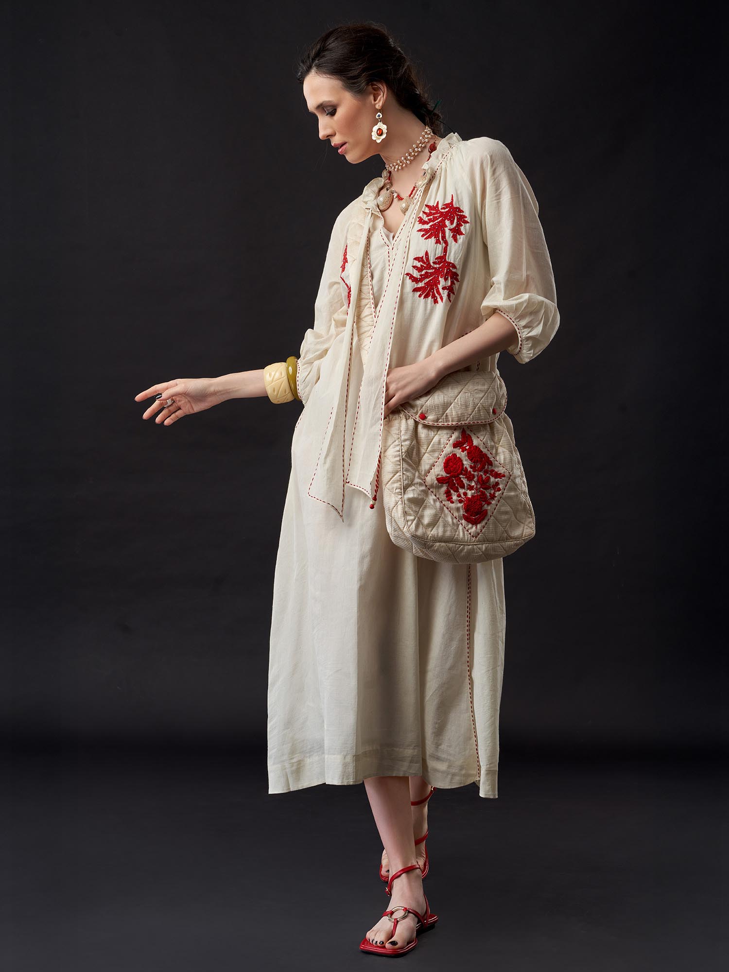 Mariner Handloom Cotton Kaftan