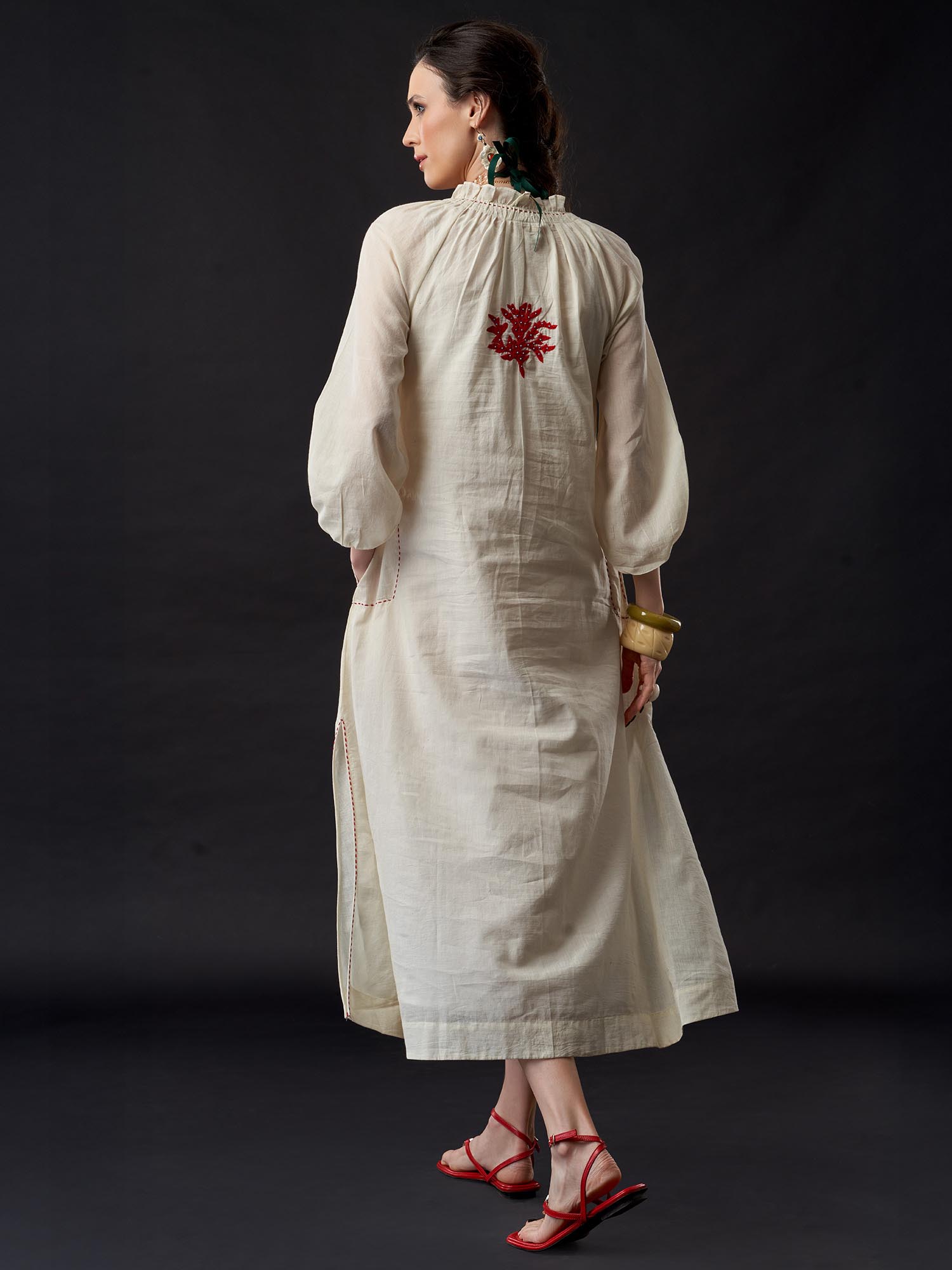 Mariner Handloom Cotton Kaftan