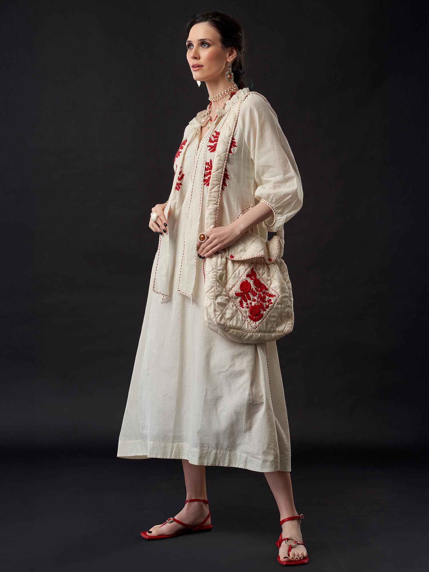 Mariner Handloom Cotton Kaftan