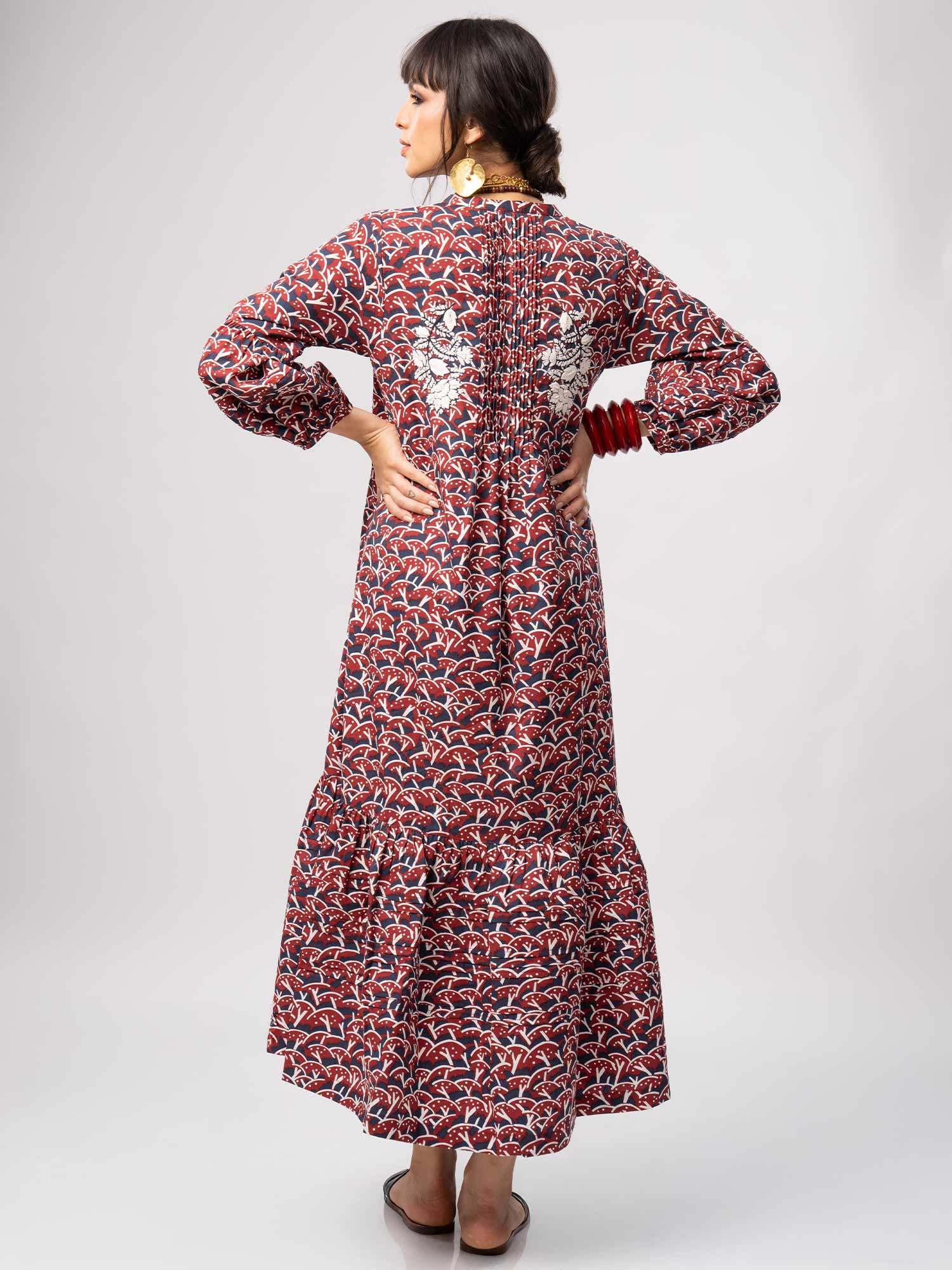 Mehraab Cotton Print Dress