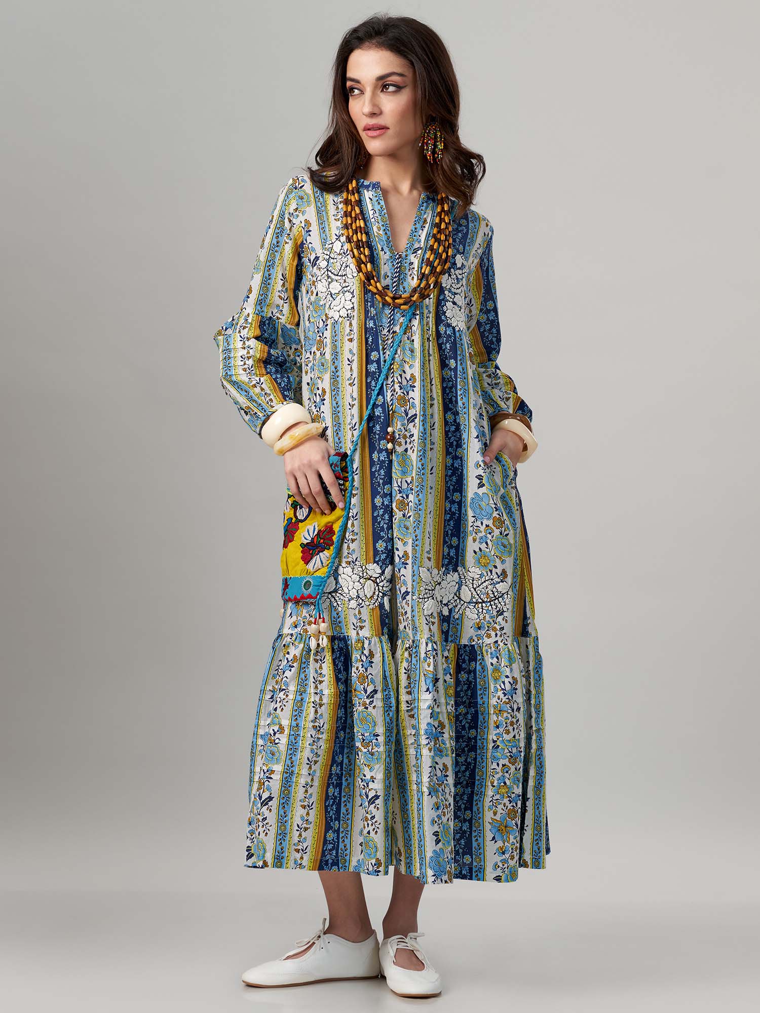 Mehraab Cotton Maxi Dress