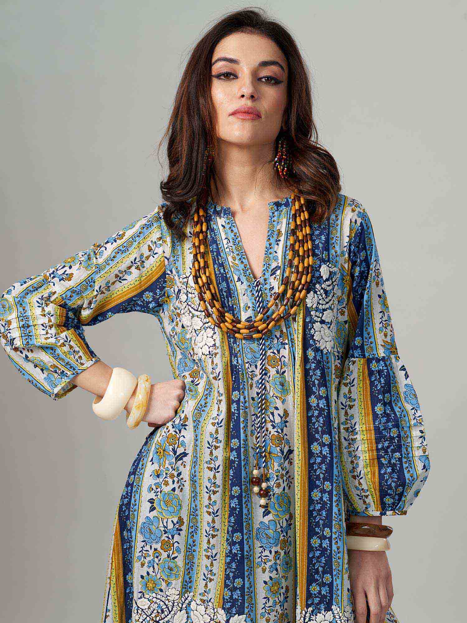Mehraab Cotton Maxi Dress