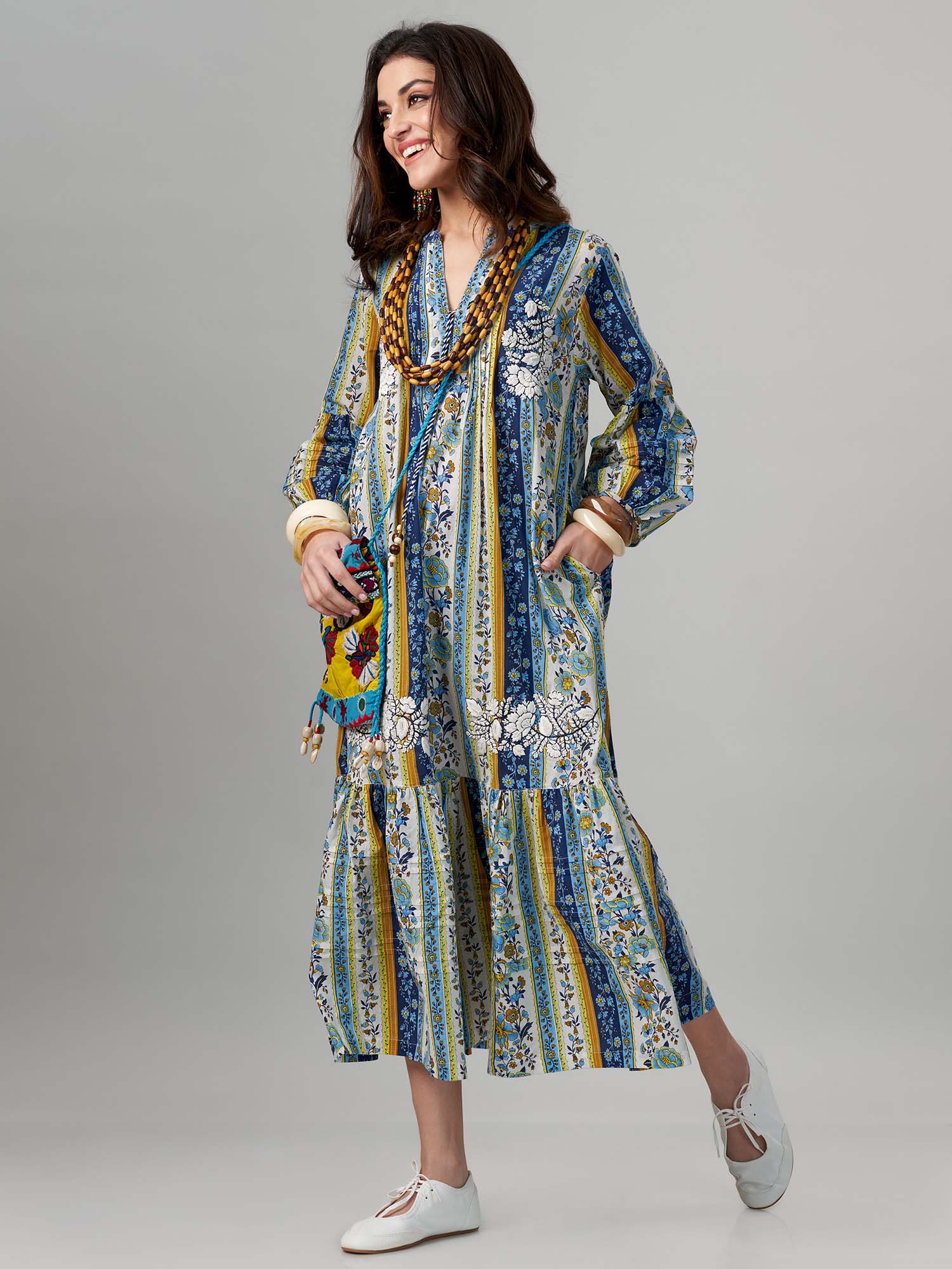 Mehraab Cotton Maxi Dress