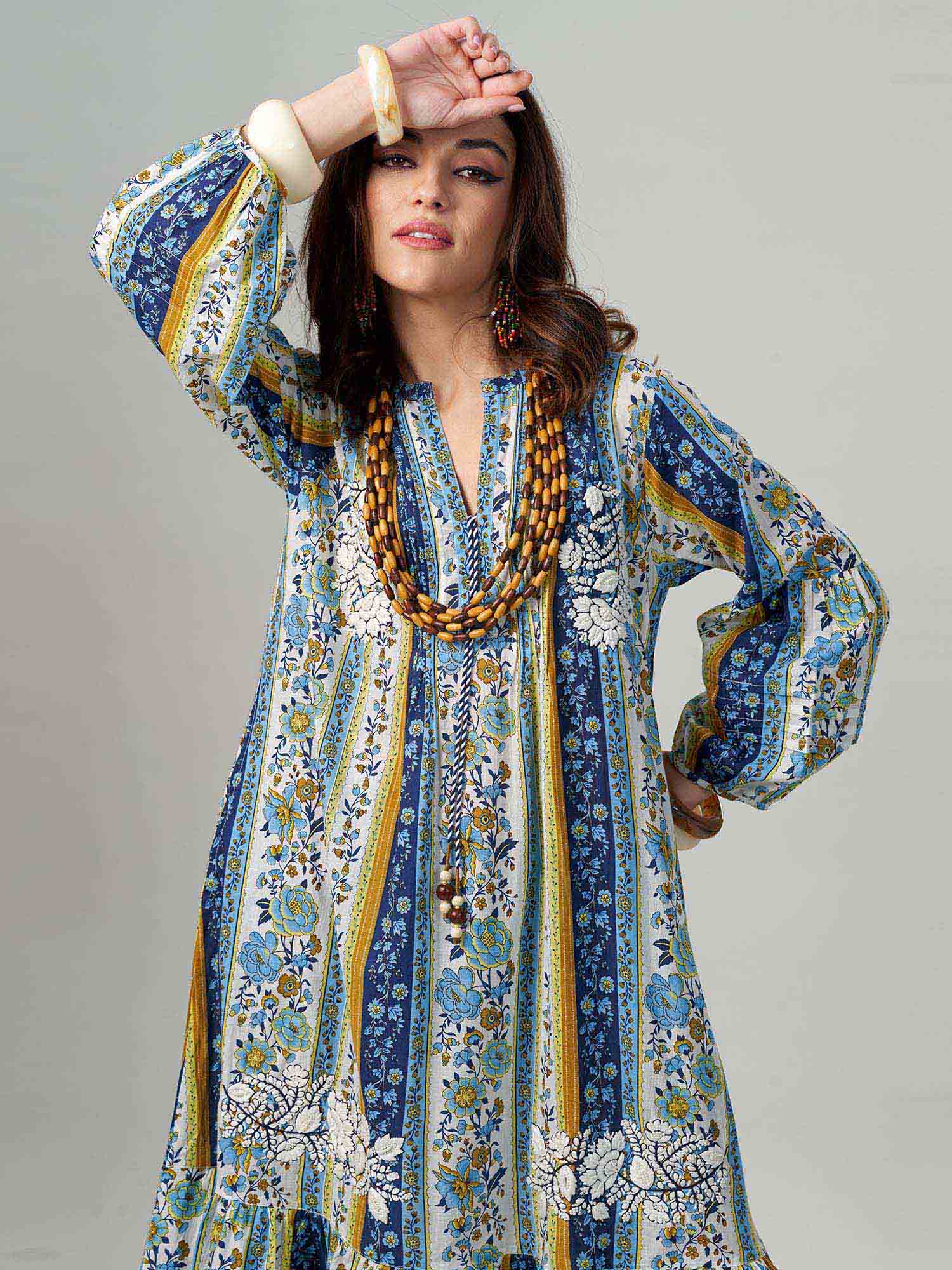Mehraab Cotton Maxi Dress