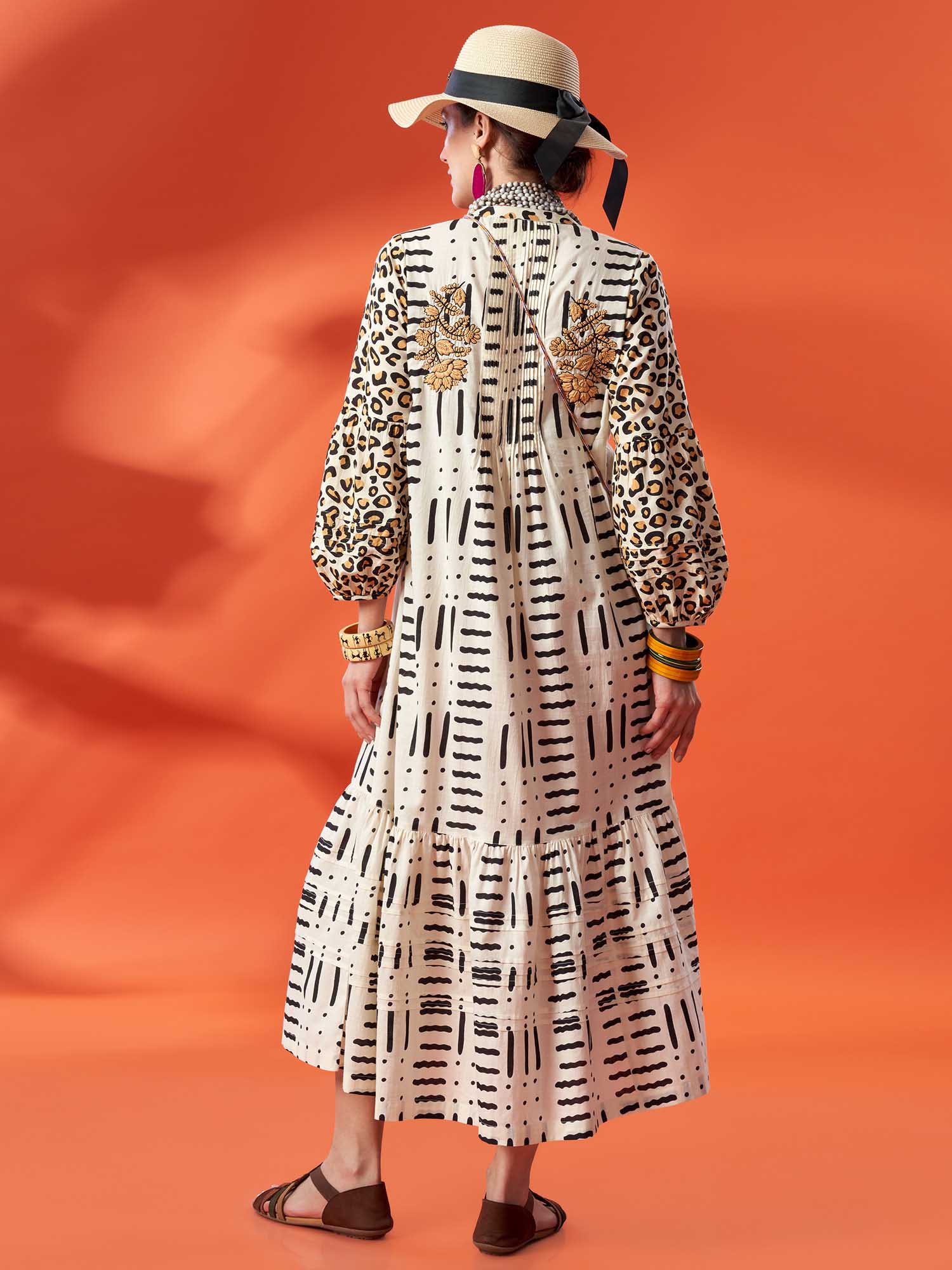 Mehraab Cotton Print Dress