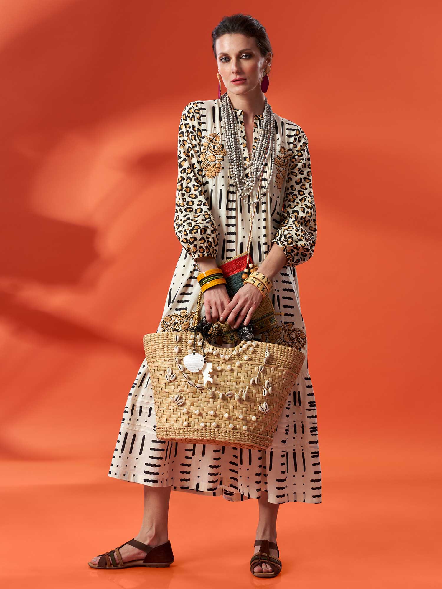 Mehraab Cotton Print Dress