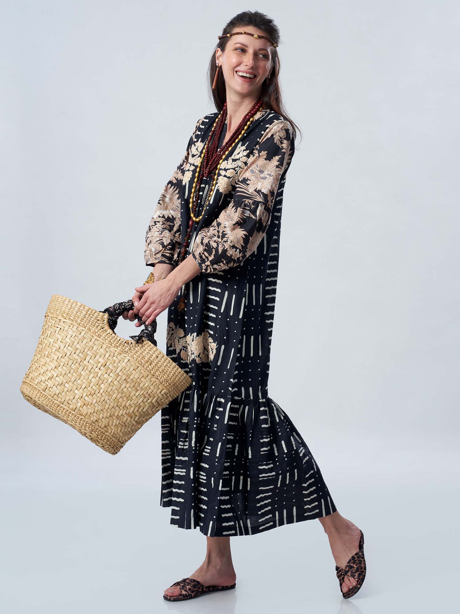 Mehraab Cotton Print Dress