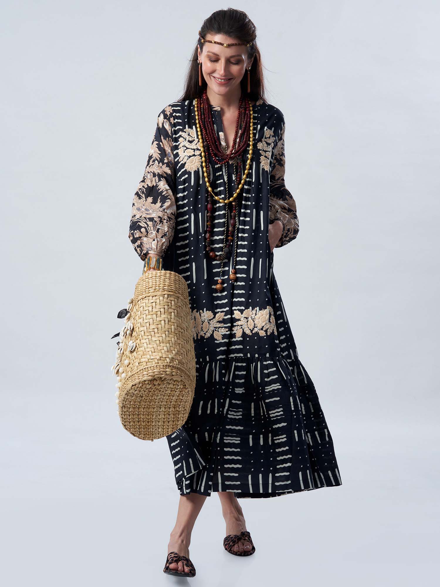 Mehraab Cotton Print Dress