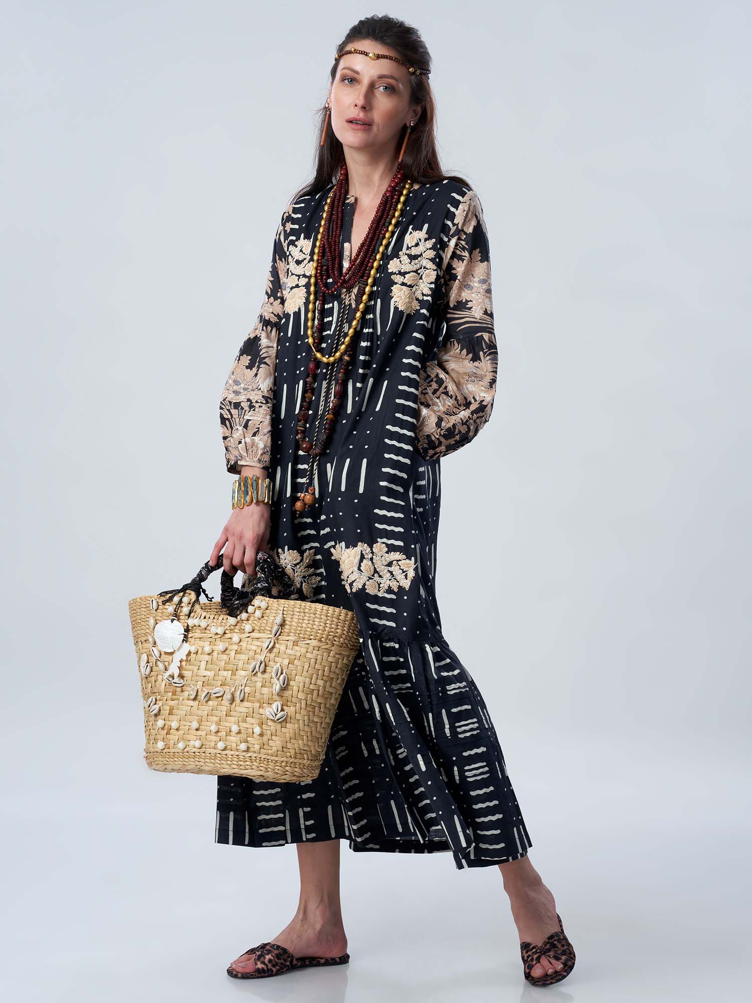 Mehraab Cotton Print Dress