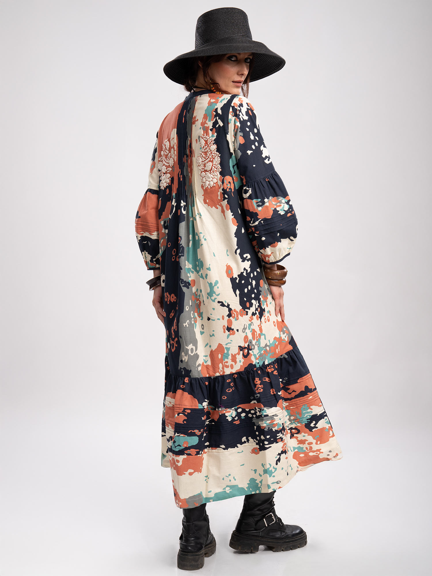 Mehraab Cotton Print Dress