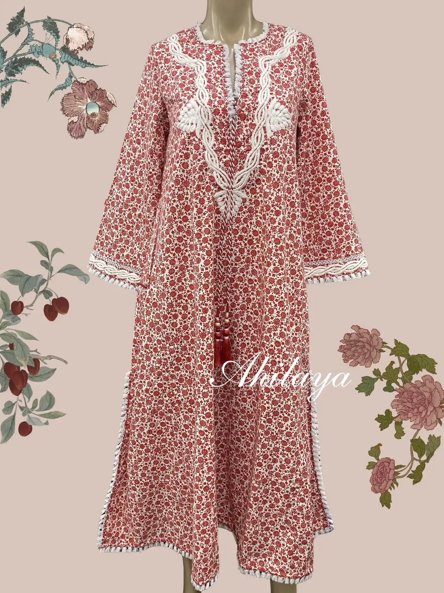 Nour-el-Nil Cotton Kaftan
