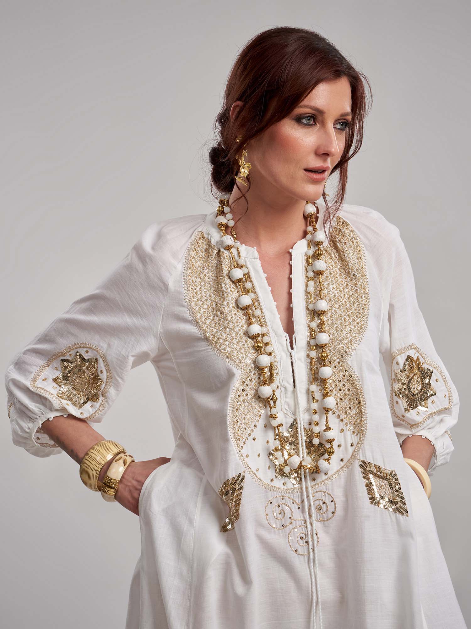 Nourilim Cotton Kaftan