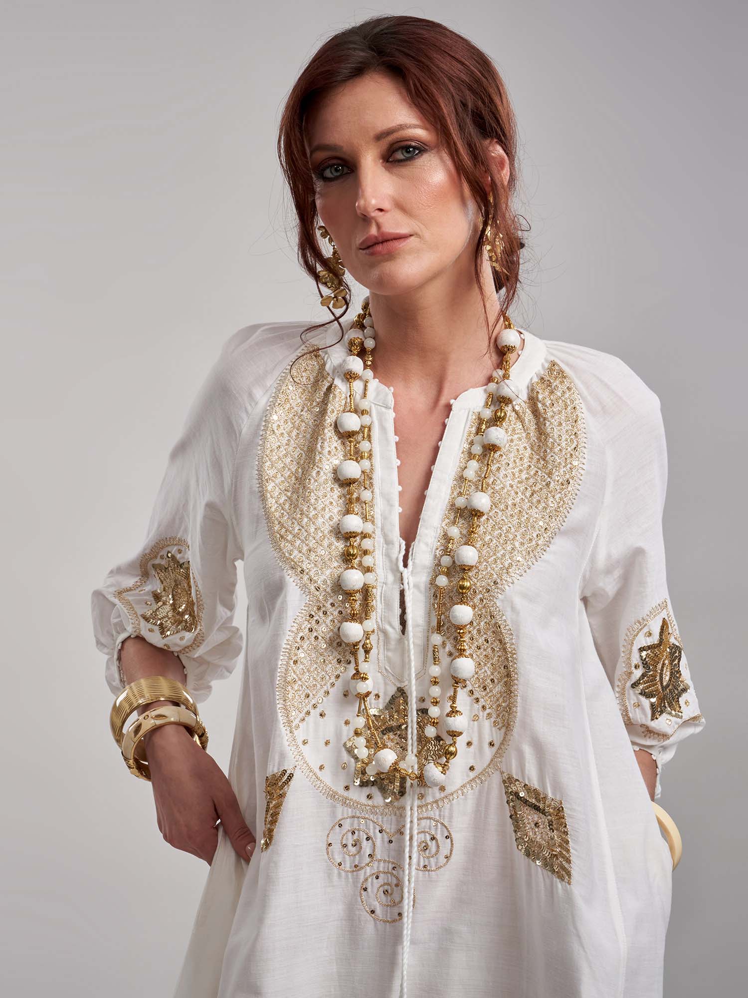 Nourilim Cotton Kaftan