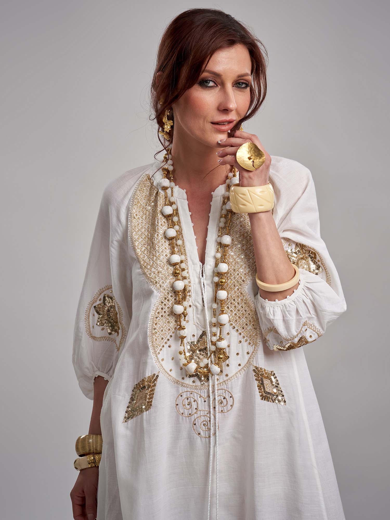 Nourilim Cotton Kaftan