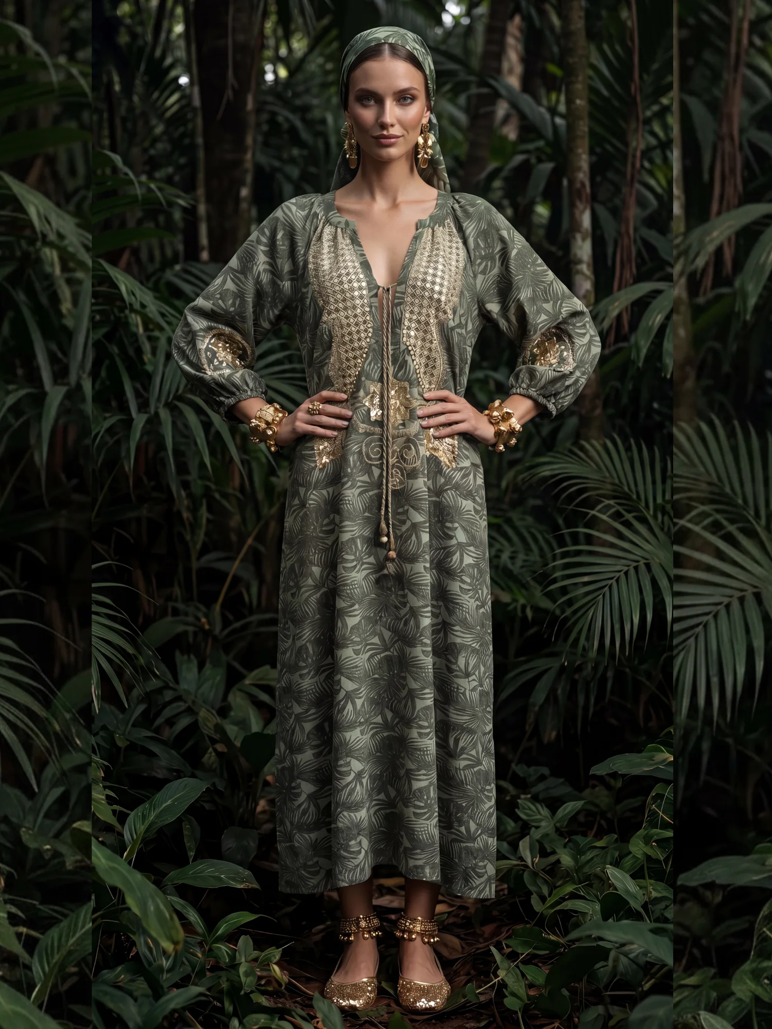 Nourilim Cotton Kaftan