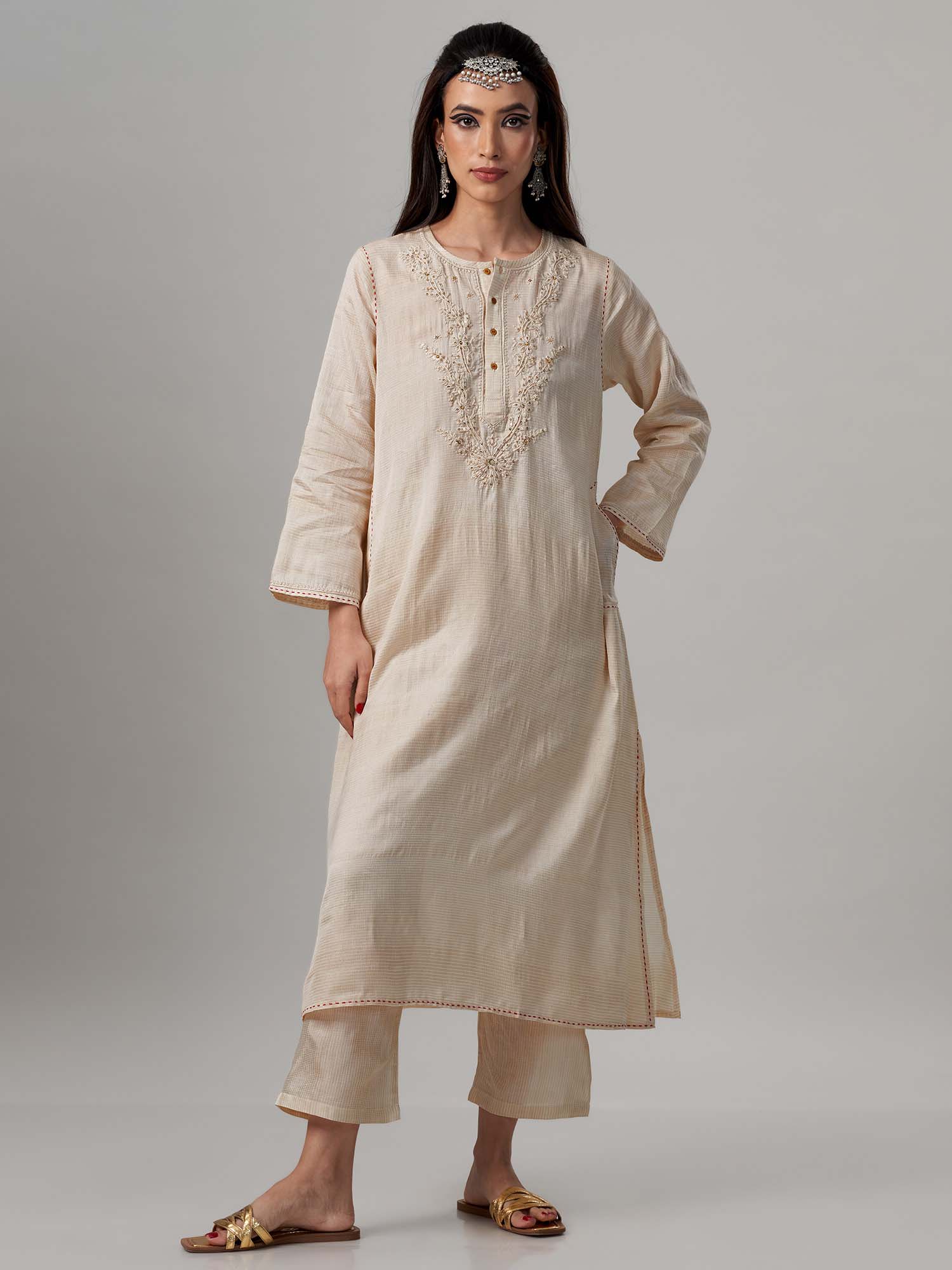 Octavia Handloom Silk Twinset