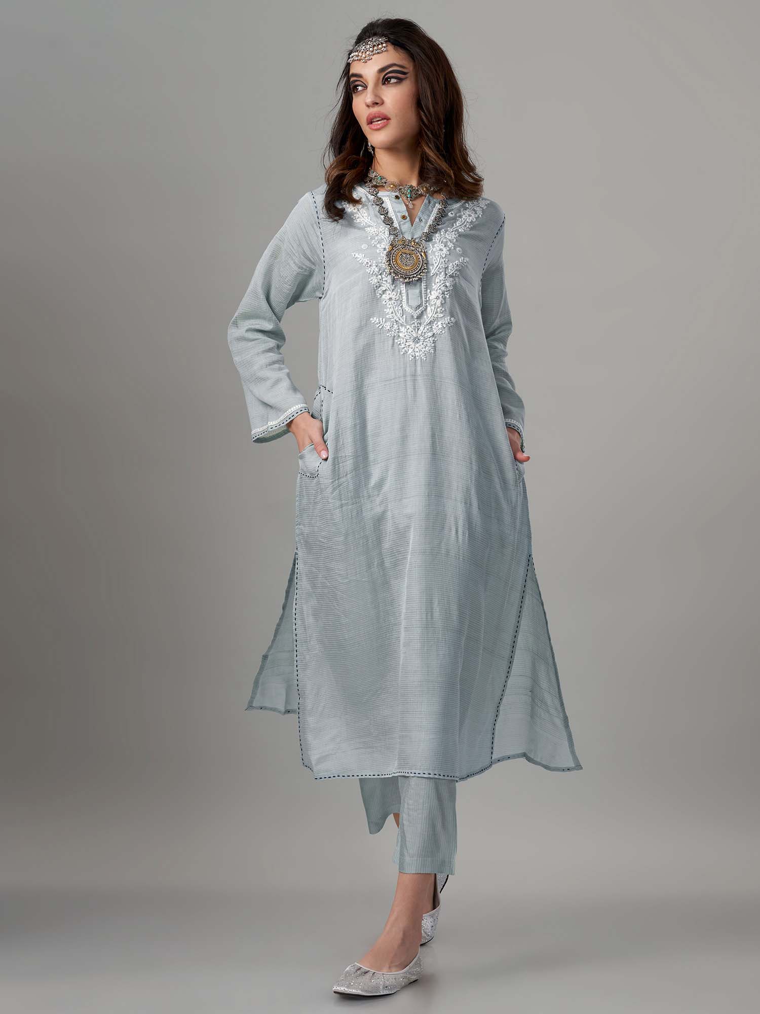 Octavia Handloom Silk Twinset