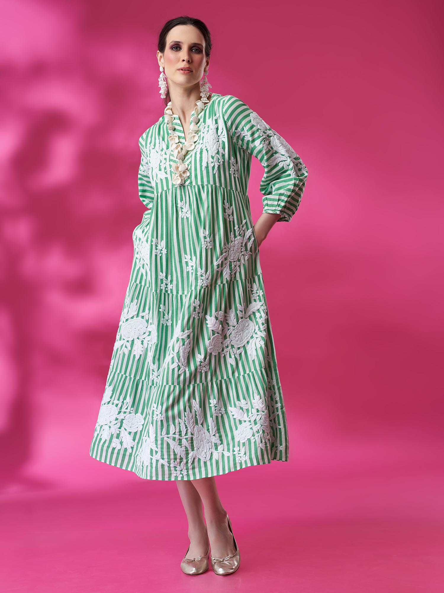 Palm Beach Cotton Maxi Dress