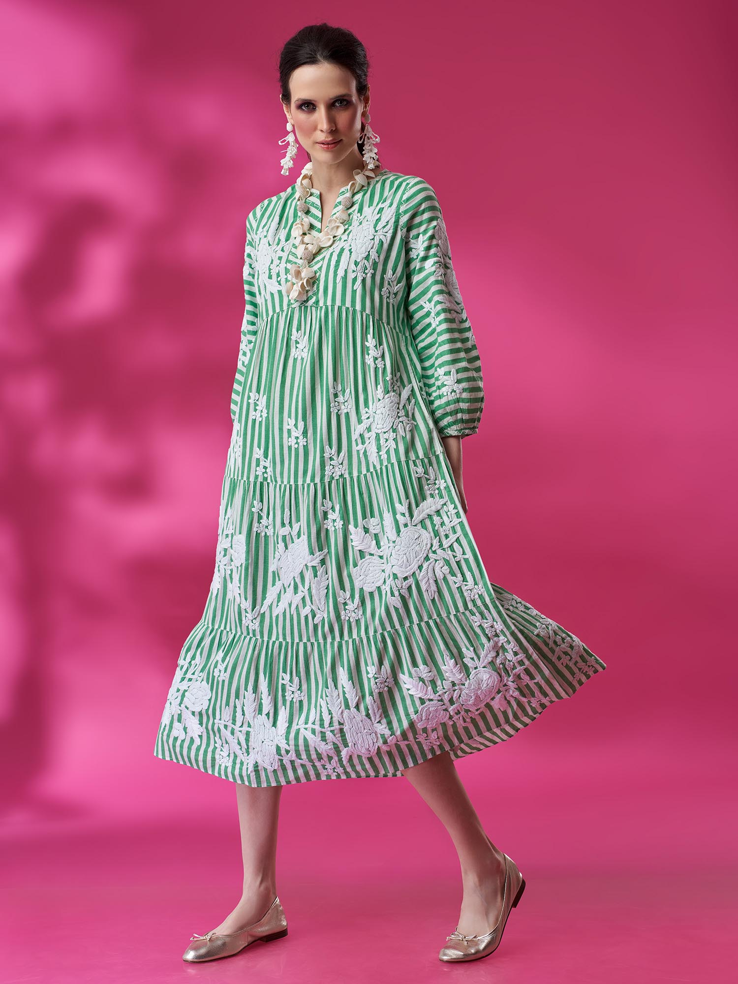 Palm Beach Cotton Maxi Dress