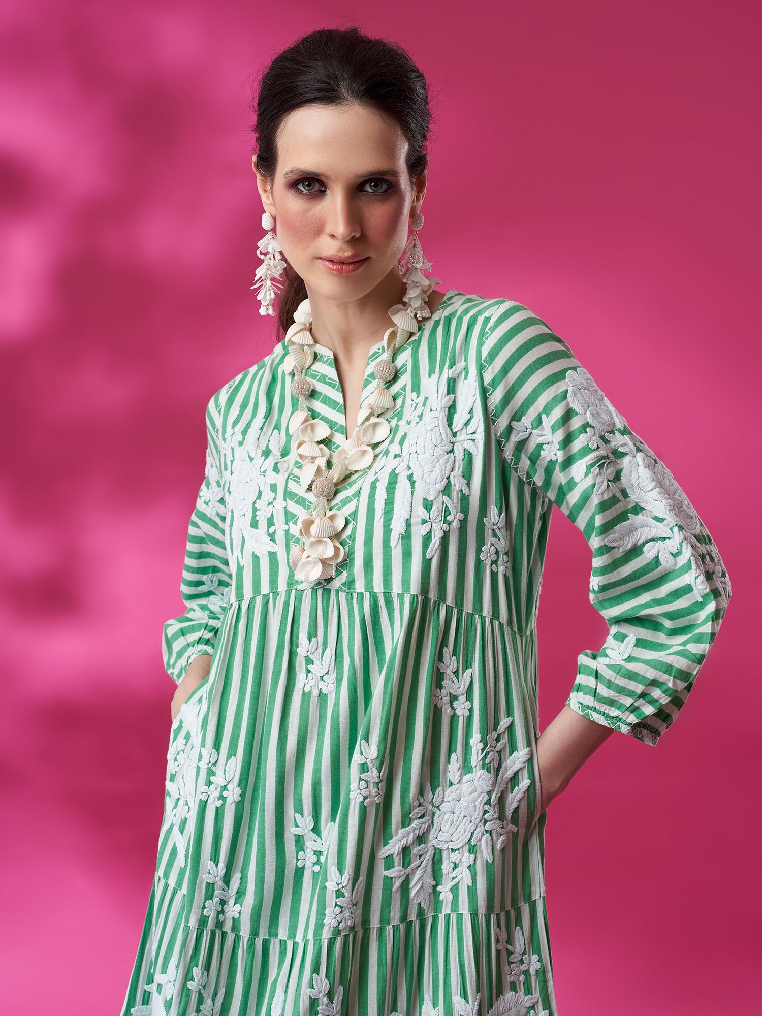 Palm Beach Cotton Maxi Dress